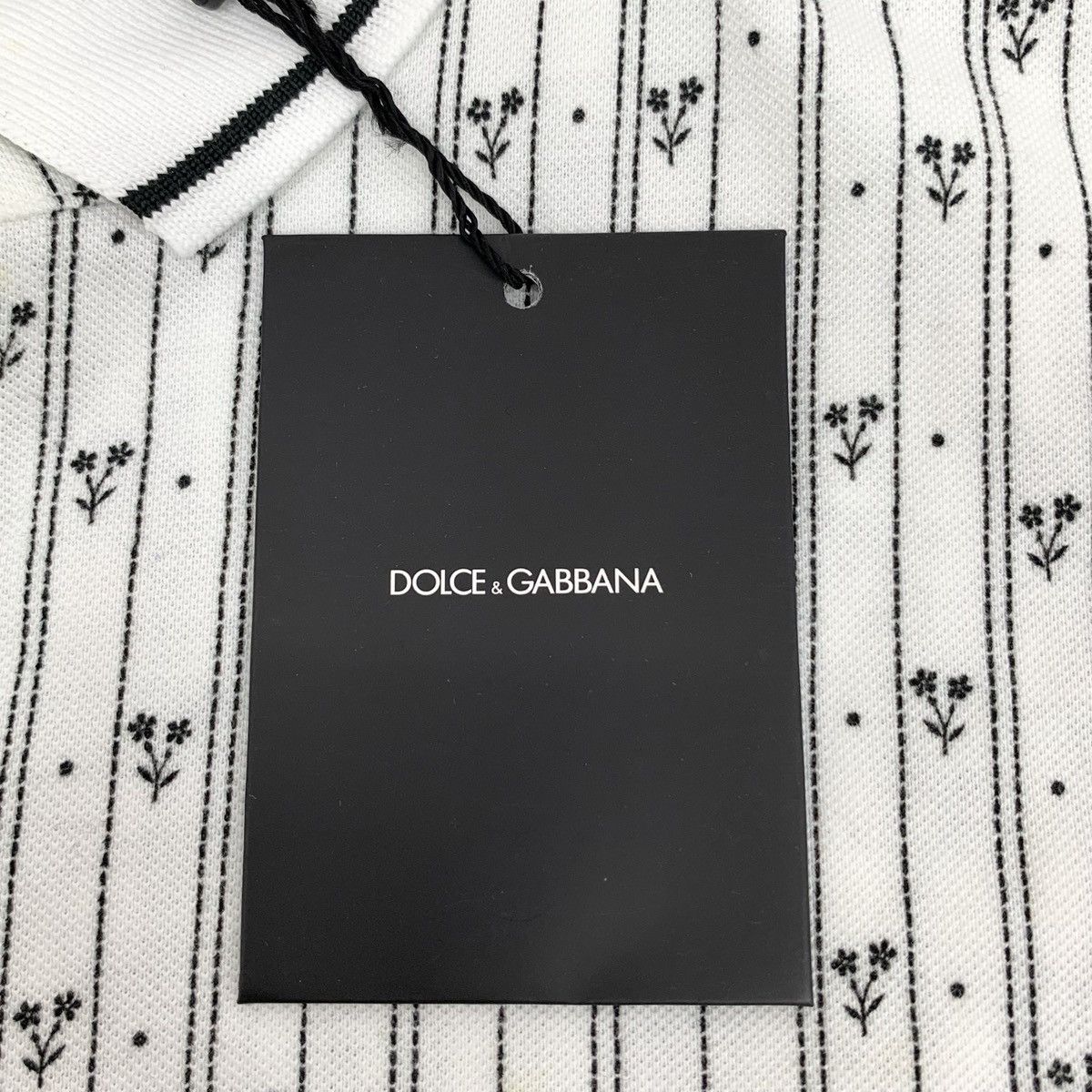 Dolce & Gabbana Dolce & Gabbana Floral Pistol Embroidered Polo Shirt K26WX Size US L / EU 52-54 / 3 - 6 Thumbnail