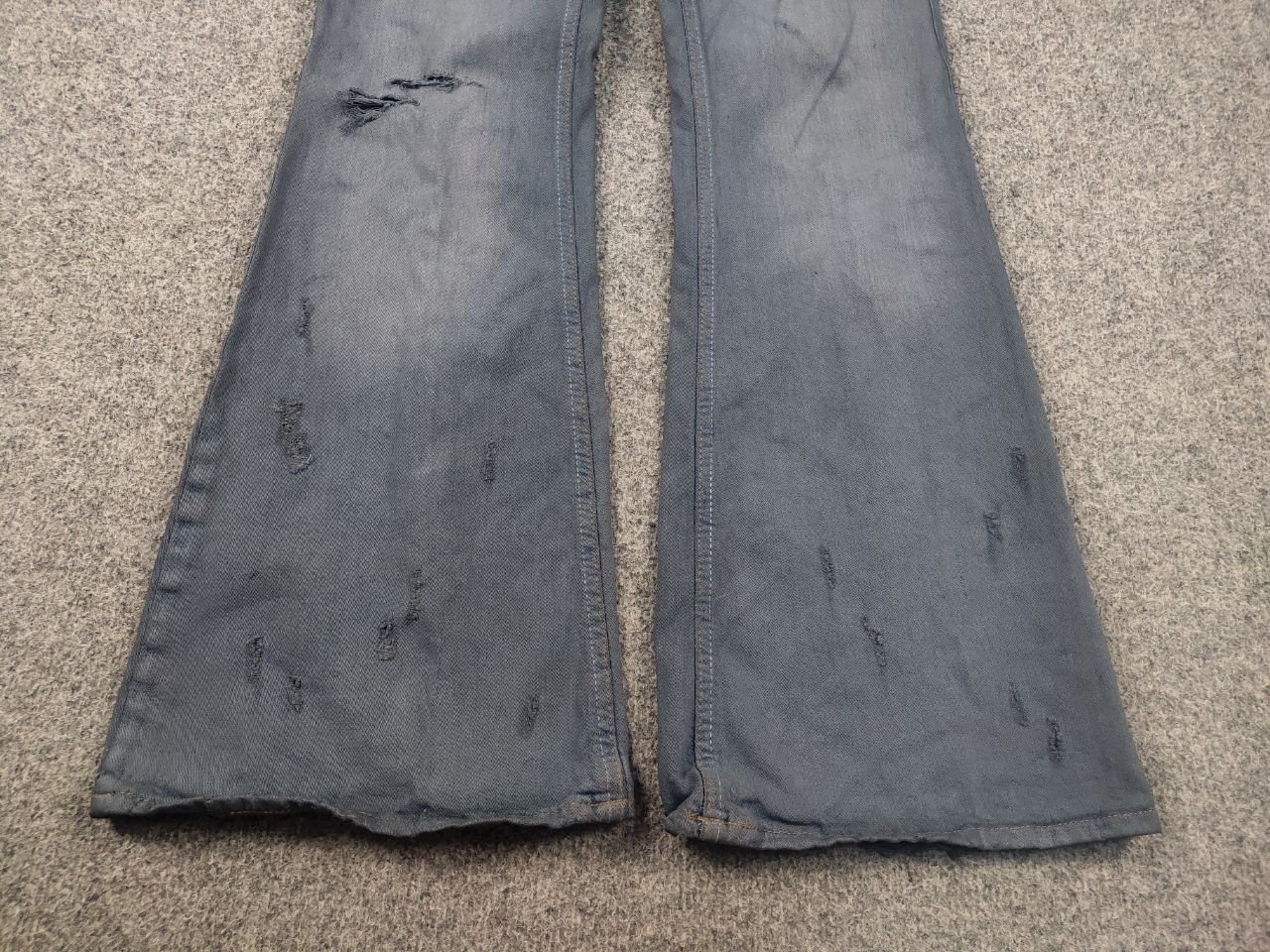 If Six Was Nine Vintage Y2K Japanese GOA LGB If Six Was Nine Flared Jeans Size 29" - 8 Thumbnail