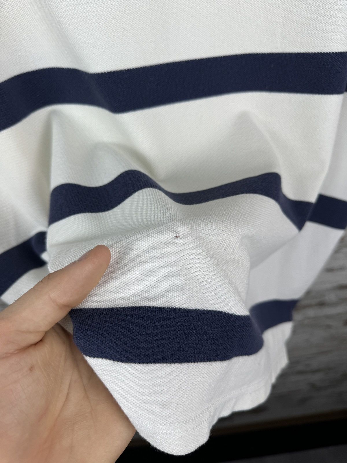 Polo Ralph Lauren × Vintage Mens Vintage Polo Ralph Lauren Polos rugby T-shirt stripes Size US L / EU 52-54 / 3 - 15 Thumbnail