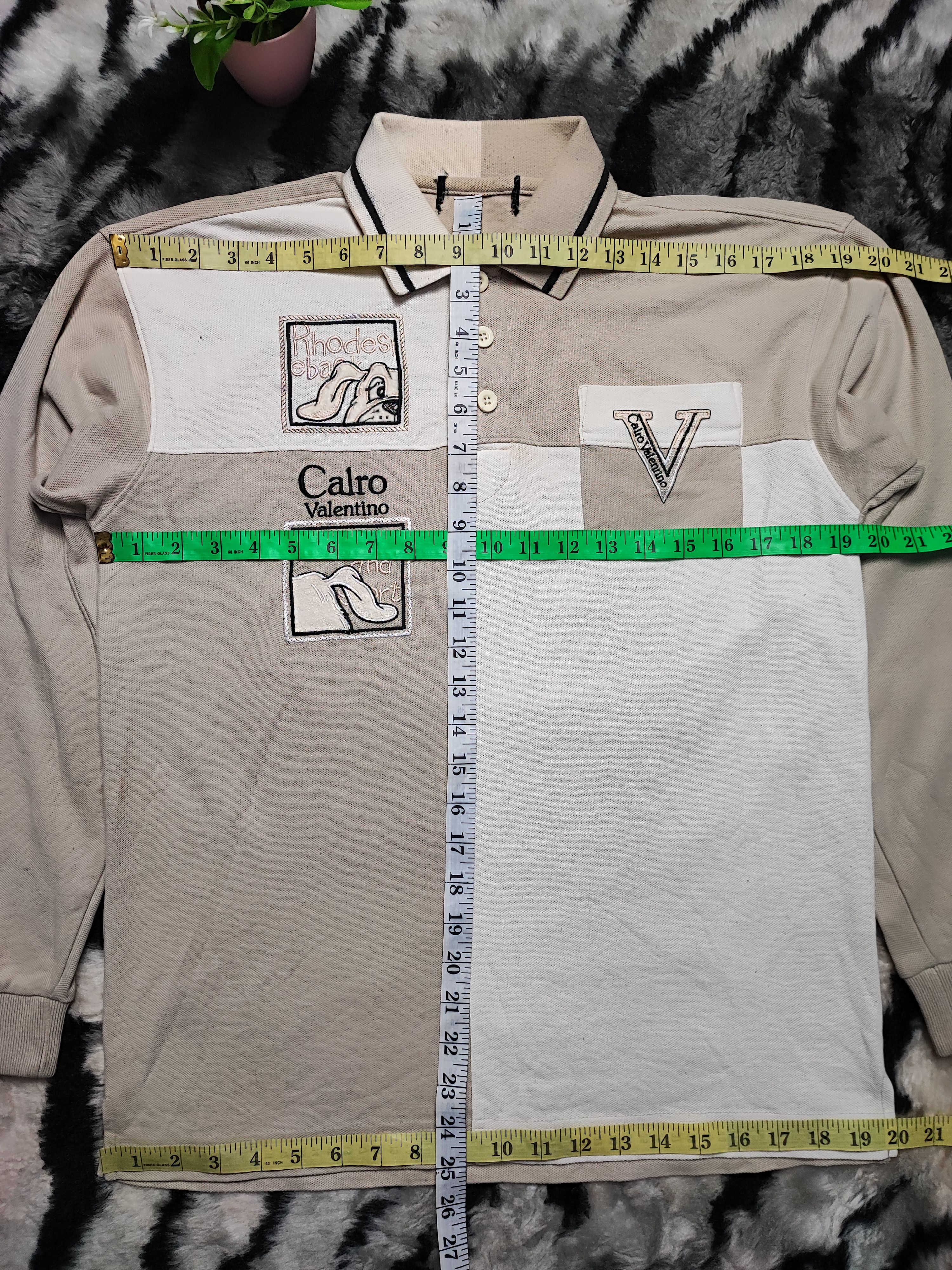 Valentino Carlo Valentino Long Sleeve Shirt Size US M / EU 48-50 / 2 - 6 Thumbnail