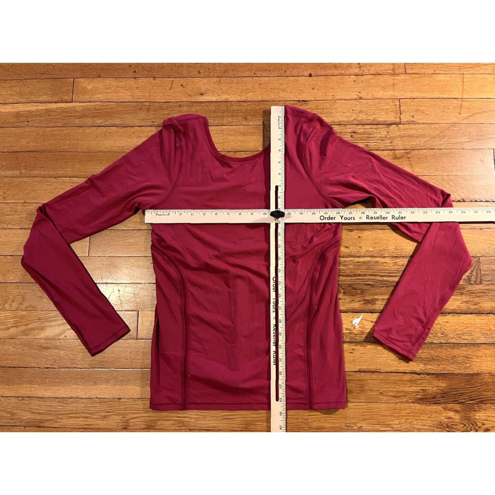 Lululemon Lululemon Align And Define Long Sleeve Tee Shirt Women’s 8 Berry Rumble Size M / US 6-8 / IT 42-44 - 6 Thumbnail
