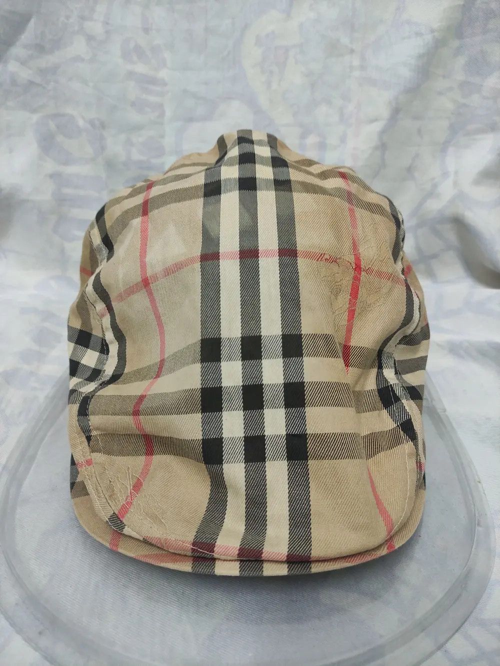 Burberry BURBERRY NOVA CHECK VINTAGE BARETTA CAP Size ONE SIZE - 2 Thumbnail