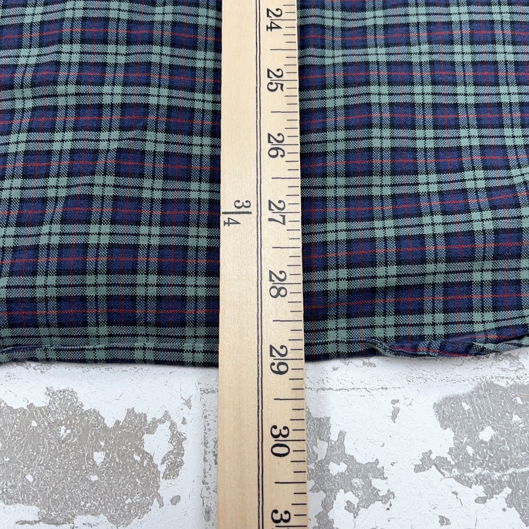 Ralph Lauren VINTAGE Ralph Lauren Shirt Men Large Blue Red Button Up Oxford Cloth Tartan Plaid OCBD - 90s Inspired, Preppy Mens Clothing Size US L / EU 52-54 / 3 - 7 Thumbnail