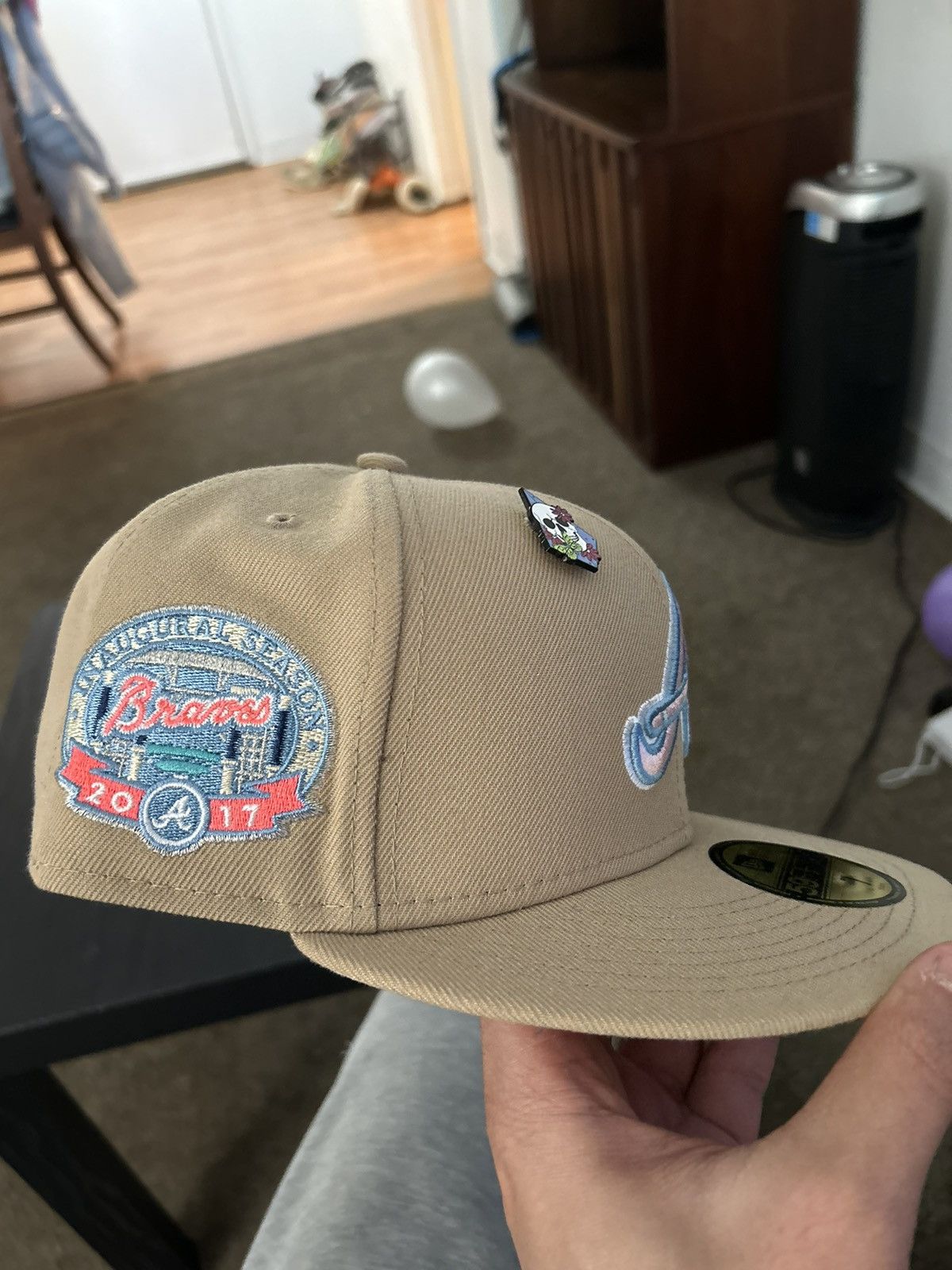 New Era New Era Atlanta Braves 2017 Inaugural Season Patch Size 7 Size ONE SIZE - 2 Thumbnail