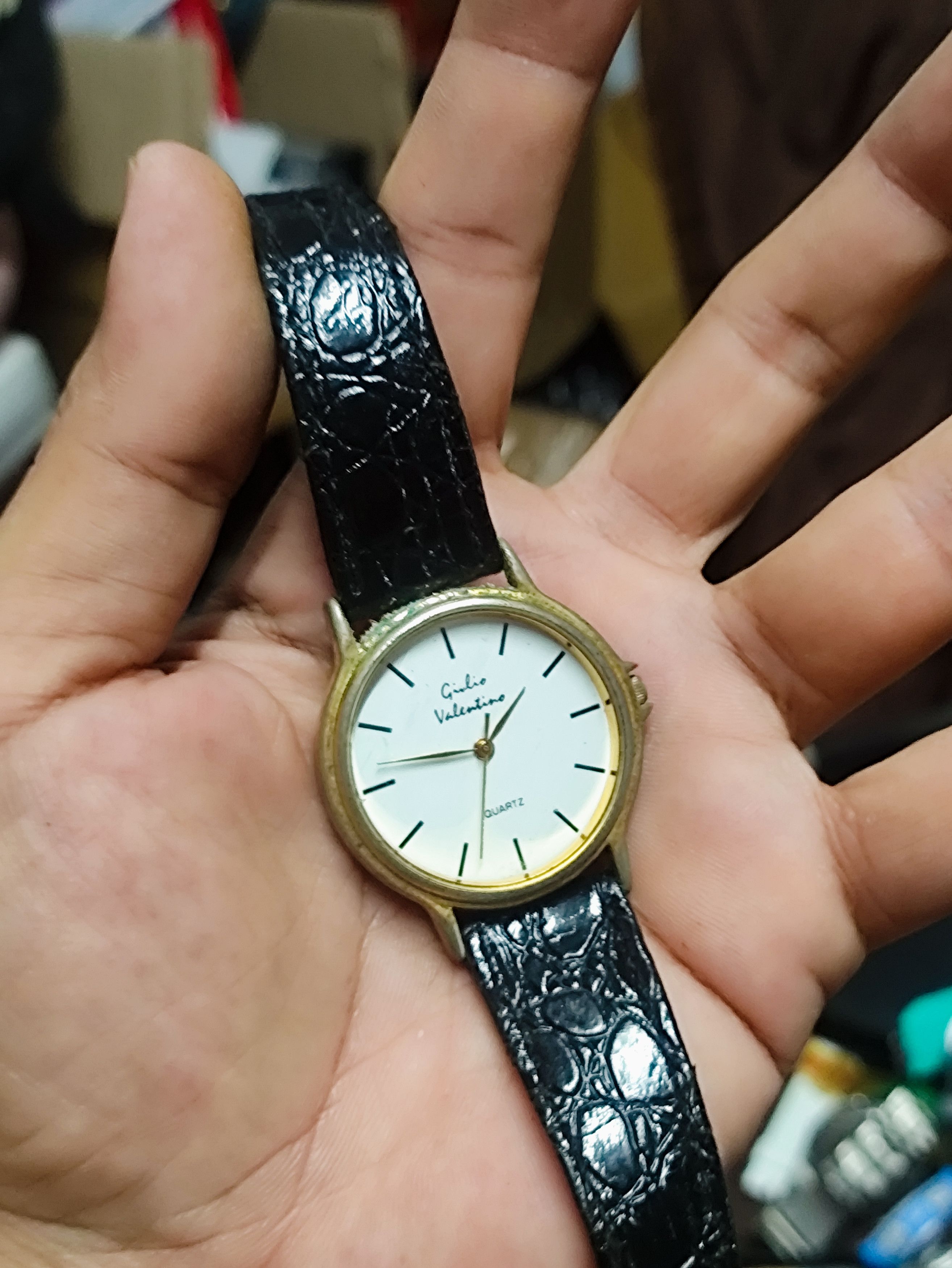 Japanese Brand × Vintage Vintage Watch By Girdio Valentino JAPAN ENGINE WATCH Size ONE SIZE - 9 Thumbnail
