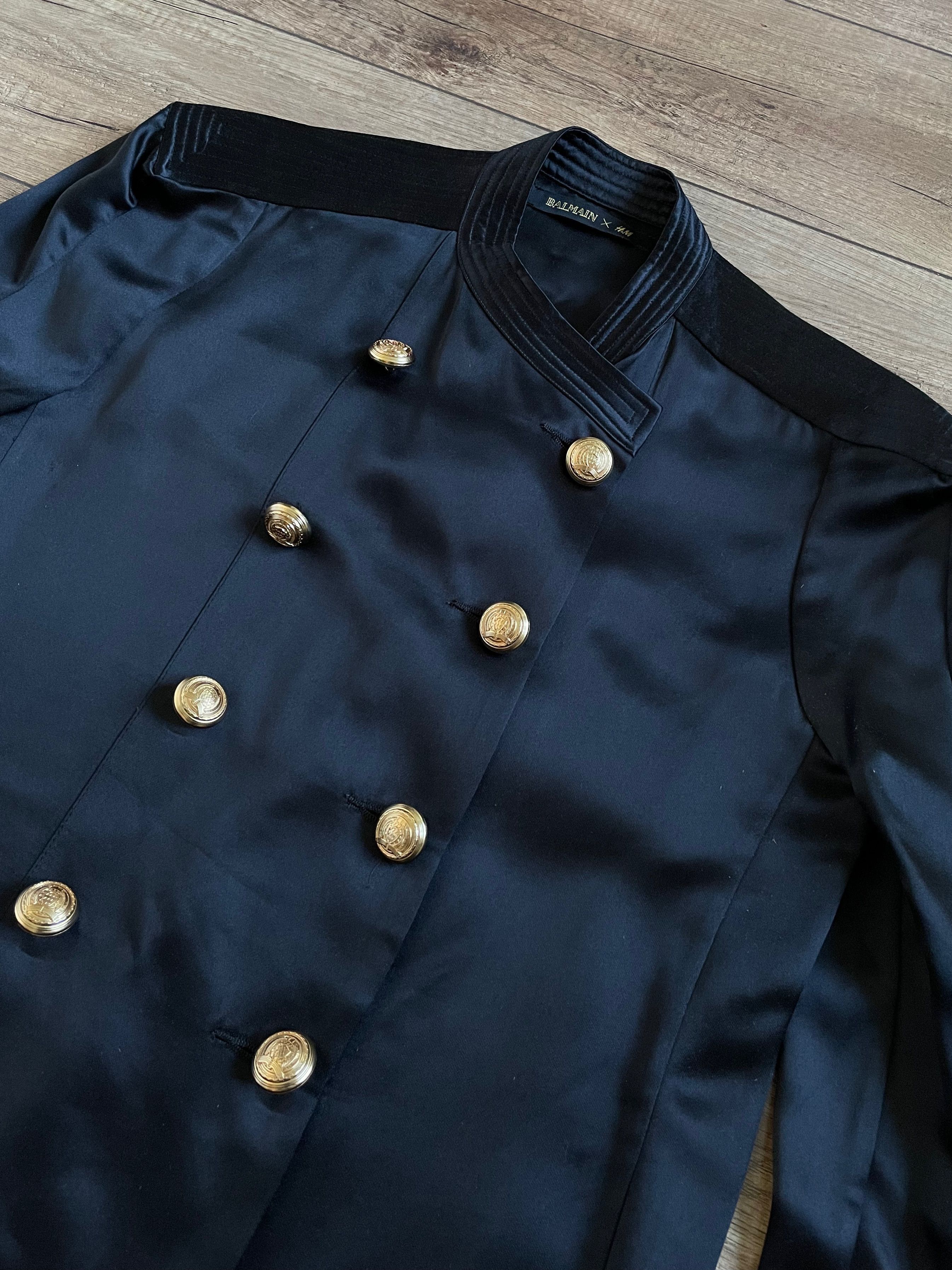 Balmain × H&M Balmain X H&M Launch Collection Silk Blouse Shirt Jacket Size M / US 6-8 / IT 42-44 - 13 Thumbnail