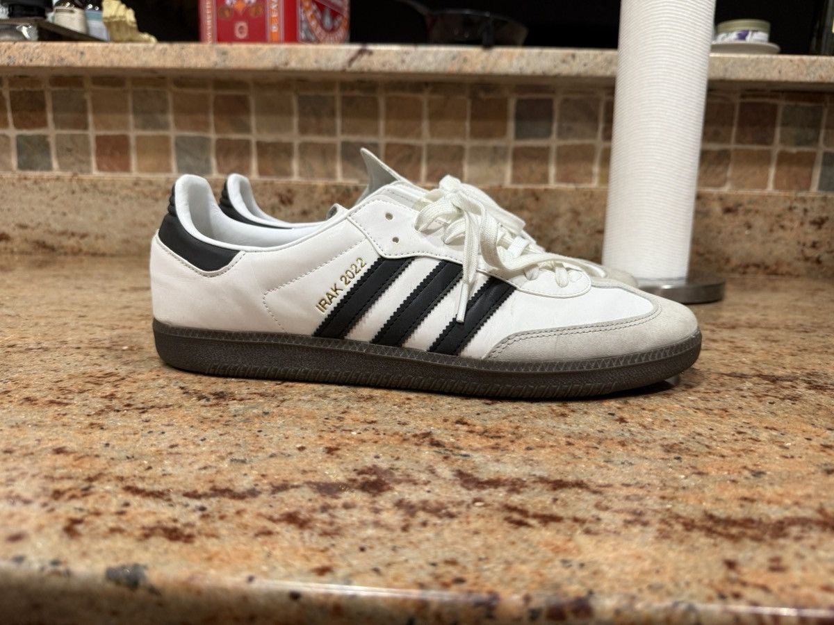Adidas × IRAK IRAK x adidas Samba “White/Black” (2022 Release) Size US 11.5 / EU 44-45 - 6 Thumbnail