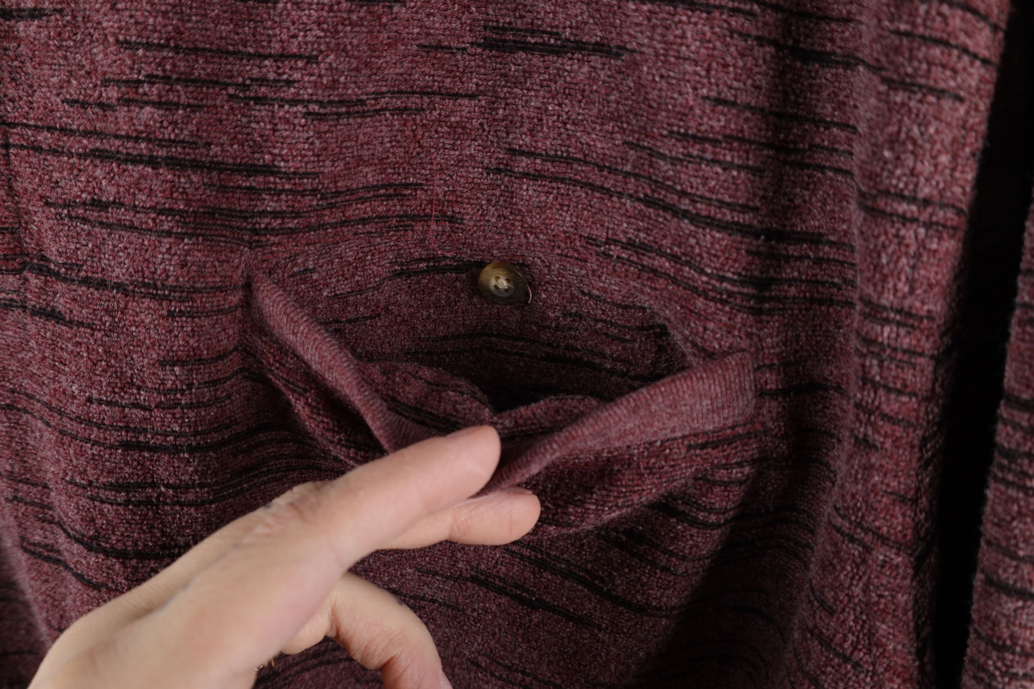 Vintage Vintage 90s Streetwear Fleece Rainbow Fleck Collared Sweater Size US L / EU 52-54 / 3 - 5 Thumbnail