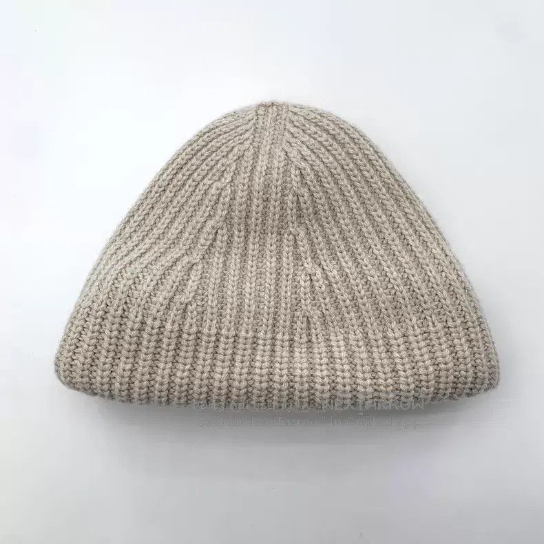 Loro Piana Loro Piana size M Khaki Cashmere Knit Beanie Size ONE SIZE - 3 Thumbnail