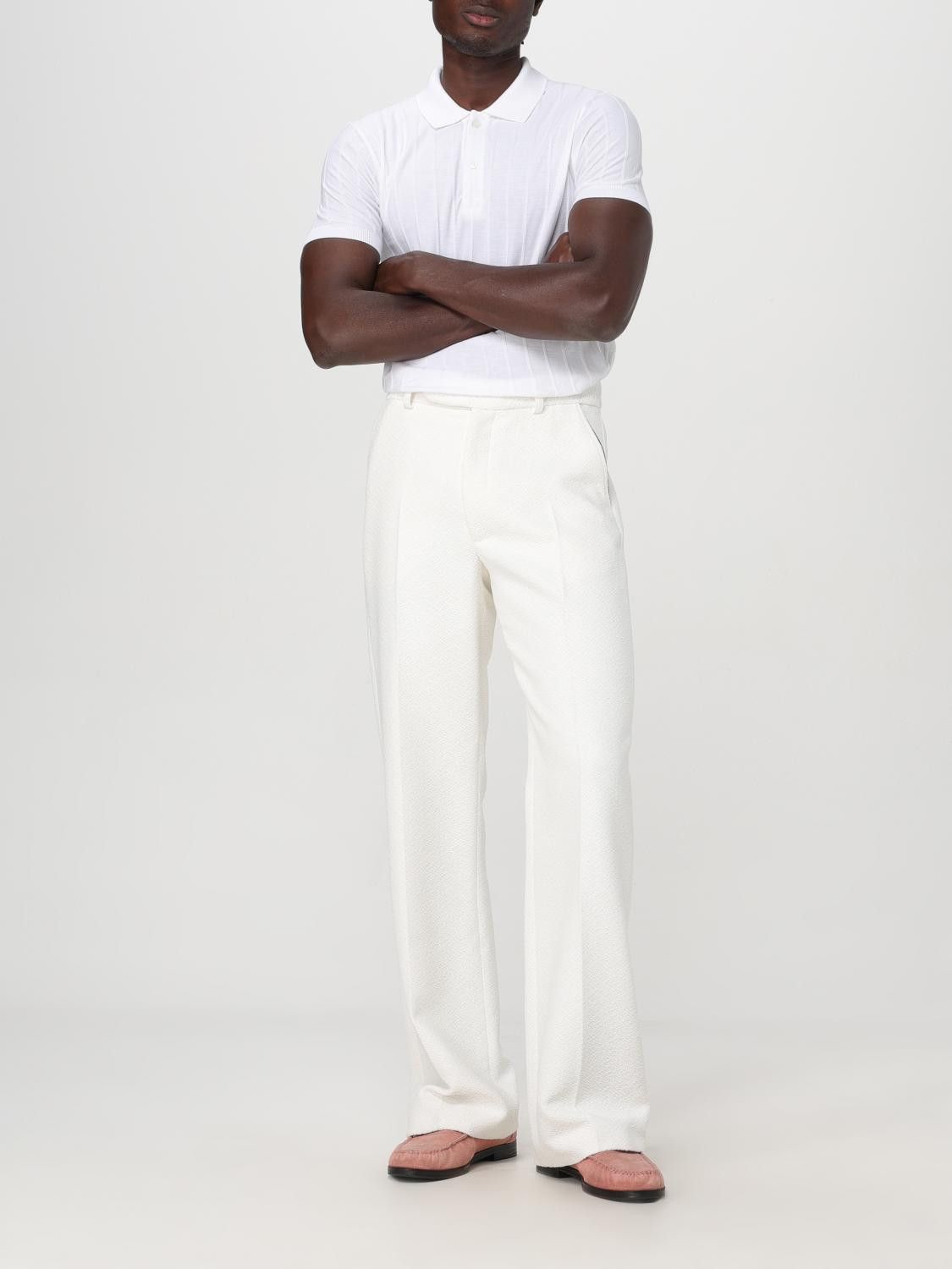 Casablanca o1y0526 Casual Pant in White Size US 32 / EU 48 - 2 Thumbnail