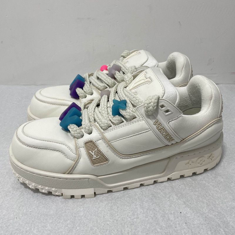 Louis Vuitton Louis Vuitton Trainer Maxi Low-Top Fashion Sneakers 0079 Size US 10.5 / EU 43-44 - 1 Thumbnail