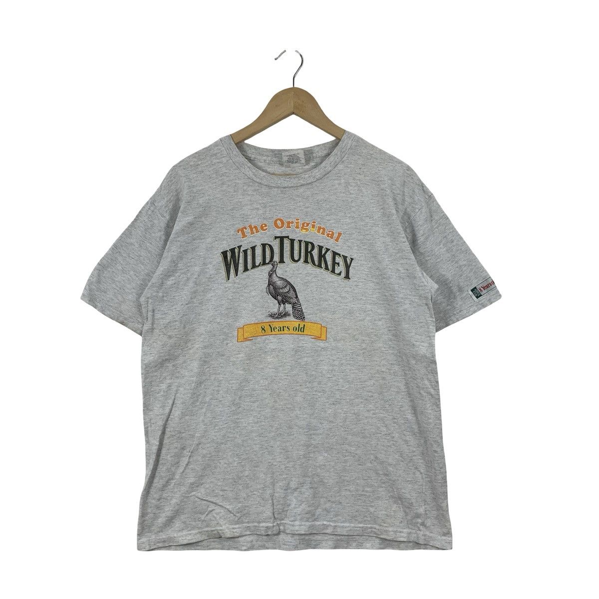 Vintage Vintage WILD TURKEY 8 Years Old Bourbon Promotion Tee Shirt Size US L / EU 52-54 / 3 - 1 Thumbnail