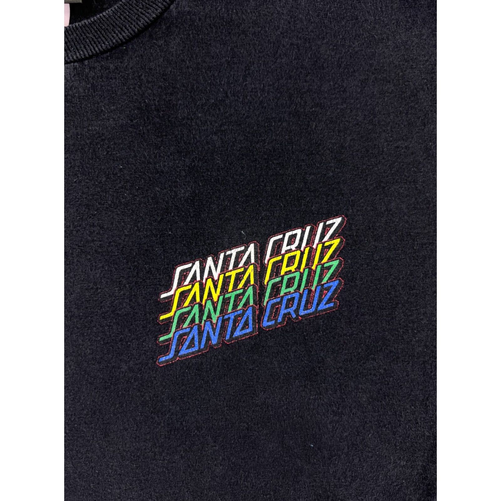 Vintage Santa Cruz Men Shirt M Black Short Sleeve Crew Logo 90s California Mens Shirt Logo Size US M / EU 48-50 / 2 - 3 Thumbnail