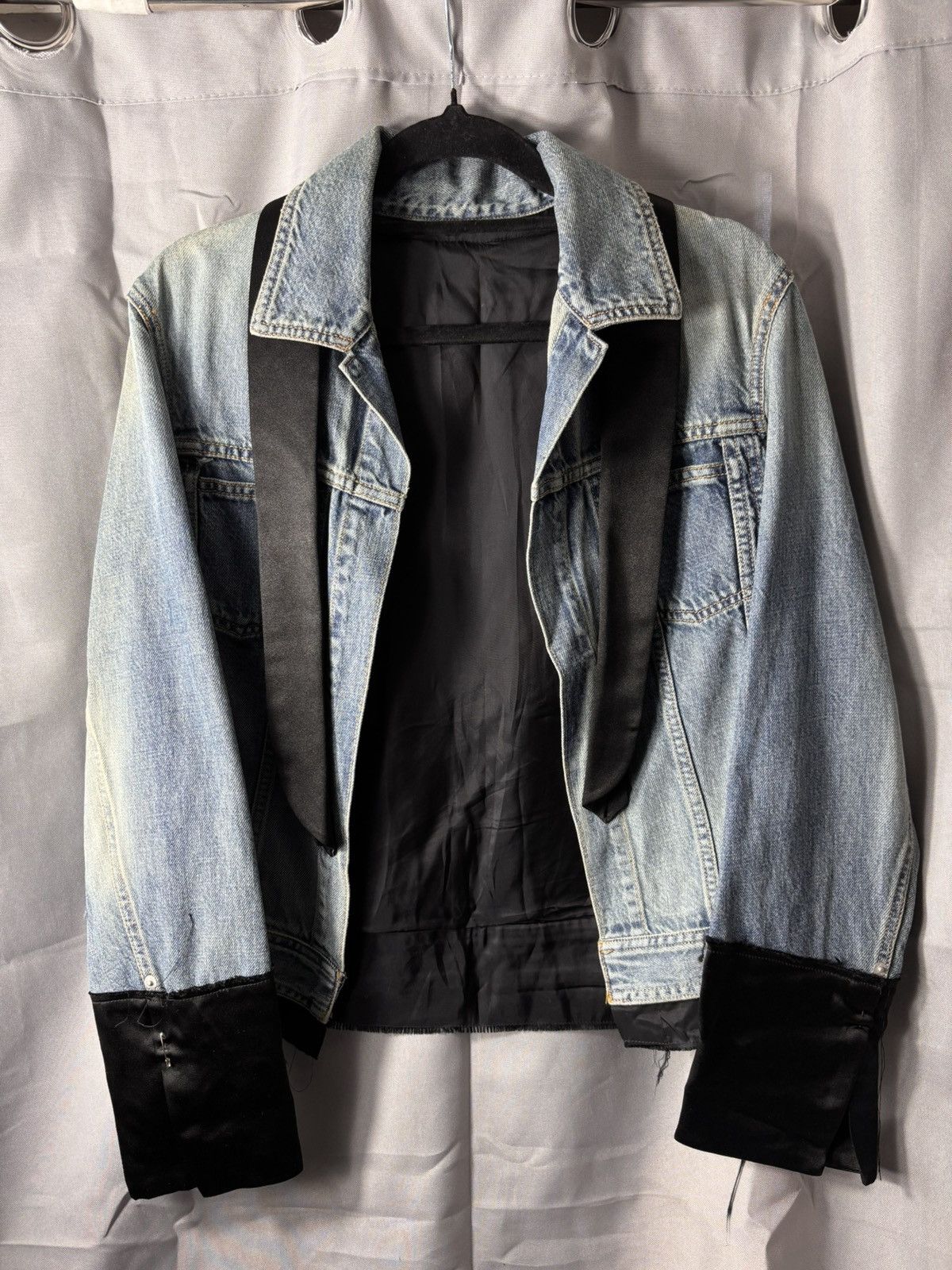 Undercover Undercover Denim Jacket with Embroidered Dagger Size US S / EU 44-46 / 1 - 1 Thumbnail