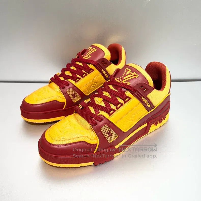Louis Vuitton Louis Vuitton Trainer Tomato Scrambled Egg Color Matching Size US 8 / EU 41 - 1 Thumbnail