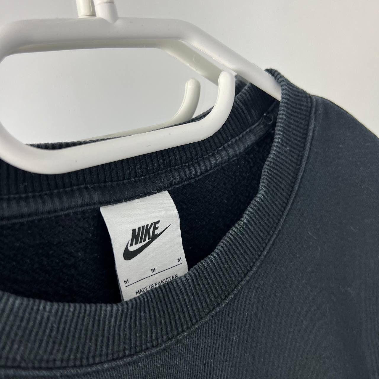 Vintage Nike Centre Mini Swoosh Black Drill Y2k Sweatshirt Baggy Size US M / EU 48-50 / 2 - 3 Thumbnail