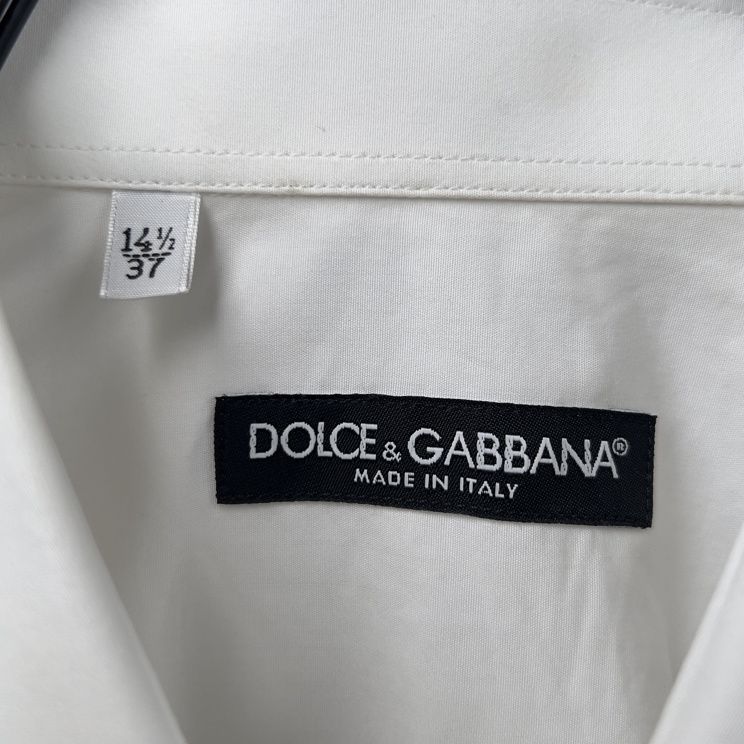 Dolce & Gabbana Dolce&Gabbana Mens Shirt Button Up Long Sleeve Cotton Size US S / EU 44-46 / 1 - 7 Thumbnail