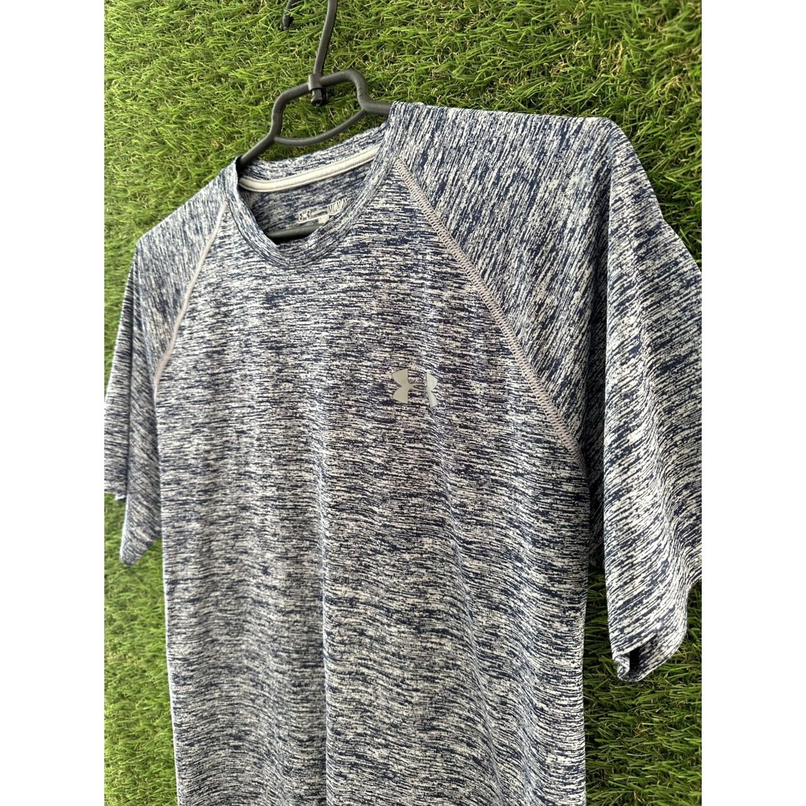 Under Armour Under Armour HeatGear Shirt Men M Blue Short Sleeve Jersey 2016 Training Compression T-Shirt Size M Size US M / EU 48-50 / 2 - 2 Thumbnail