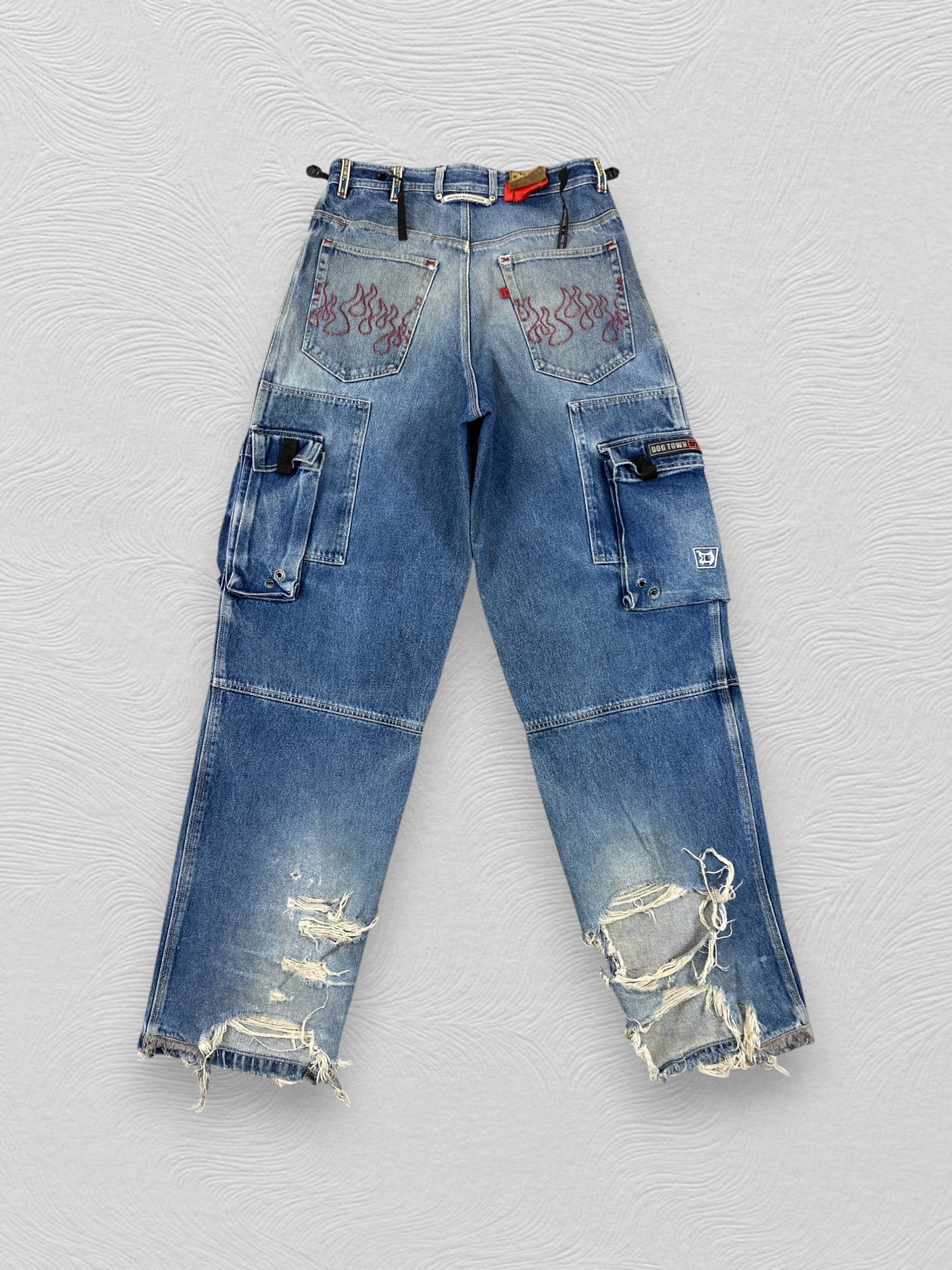Dogtown Vintage Dog Town Baggy/Balloon Jeans 31x33.5 Denim- JN3929 Size US 31 - 2 Thumbnail