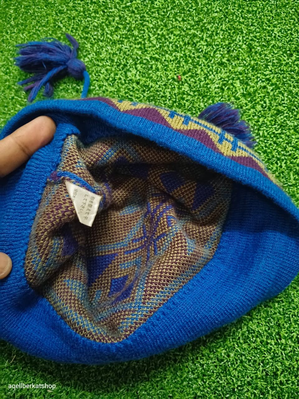Japanese Brand APPI Colourful Motive Beanie Size ONE SIZE - 7 Thumbnail