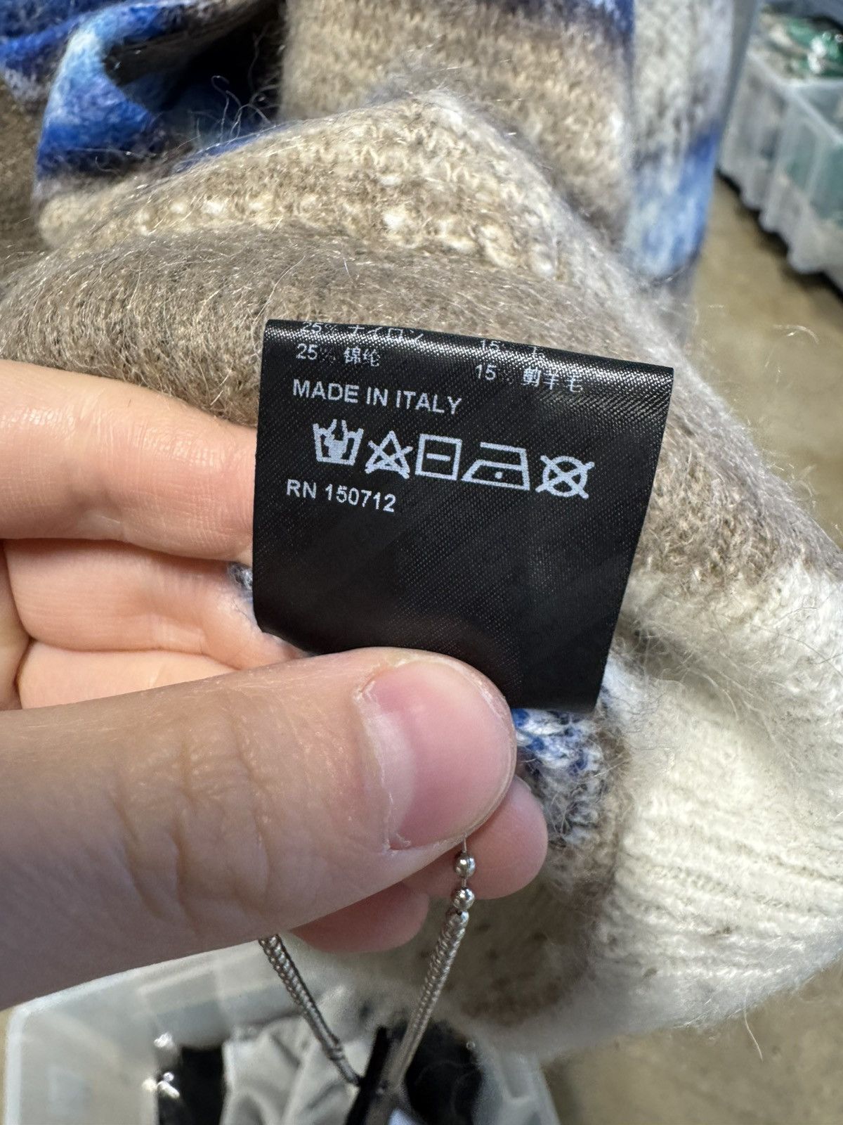 Amiri Amiri Staggered Striped Mohair Wool Hoodie NEW 1500$ Size US S / EU 44-46 / 1 - 8 Thumbnail