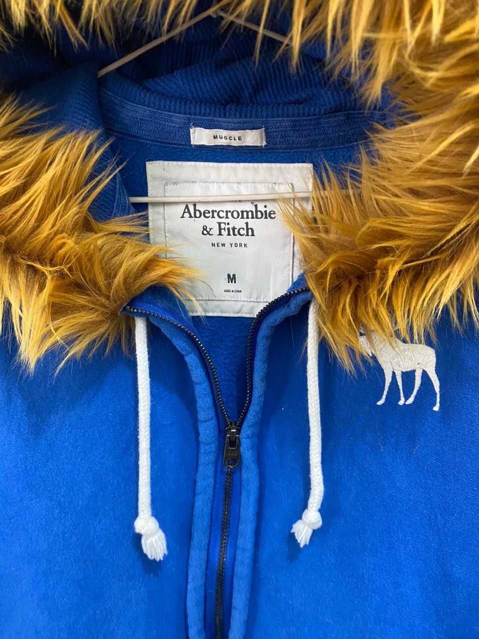 Abercrombie & Fitch 💥LGB💥Abercrombie & Fitch Fur Zip Hoodie LGB Style Size US M / EU 48-50 / 2 - 6 Thumbnail