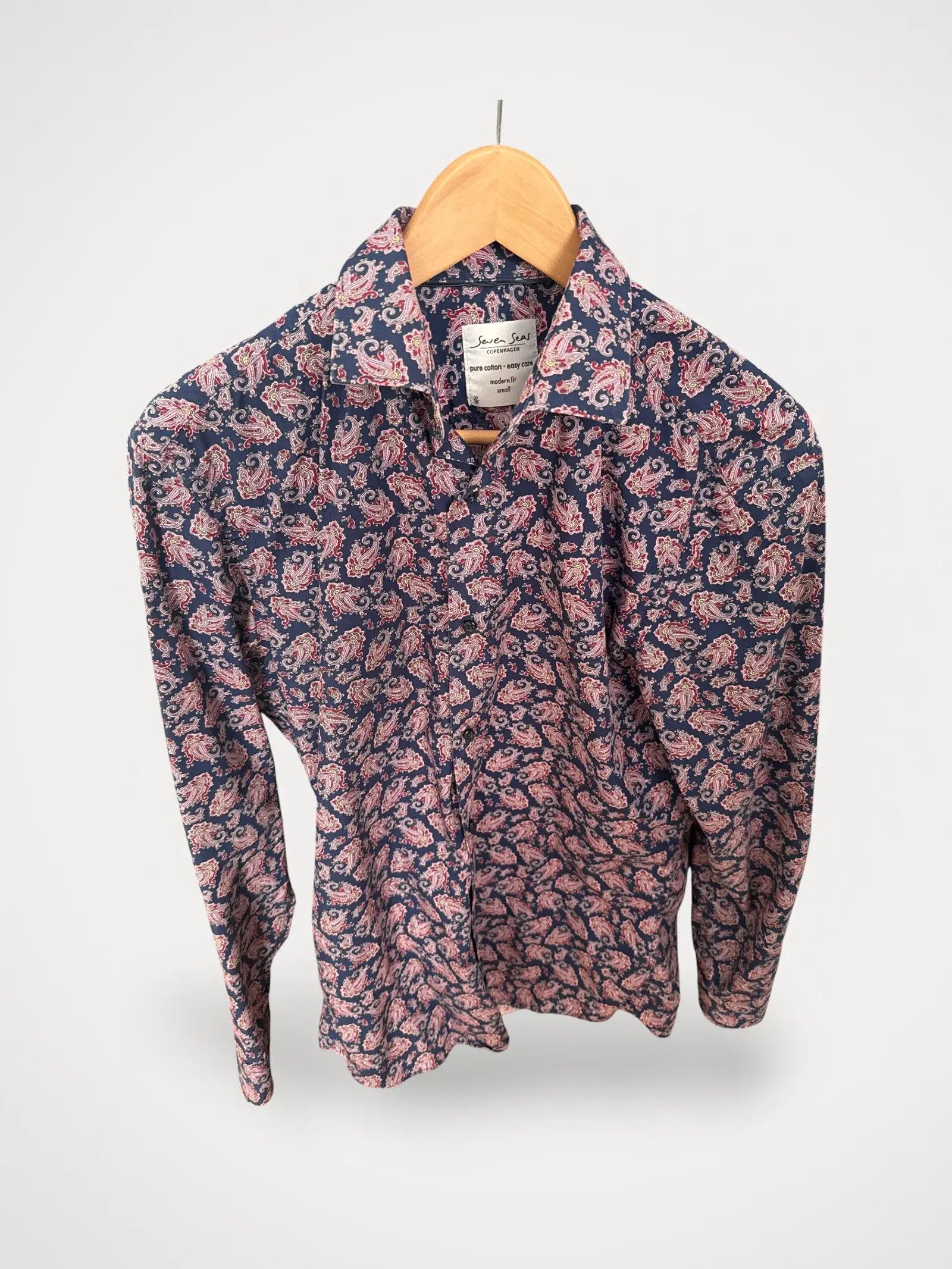 Sever Sever Seas Copenhagen pure cotton - easy care Shirt Size US S / EU 44-46 / 1 - 1 Thumbnail