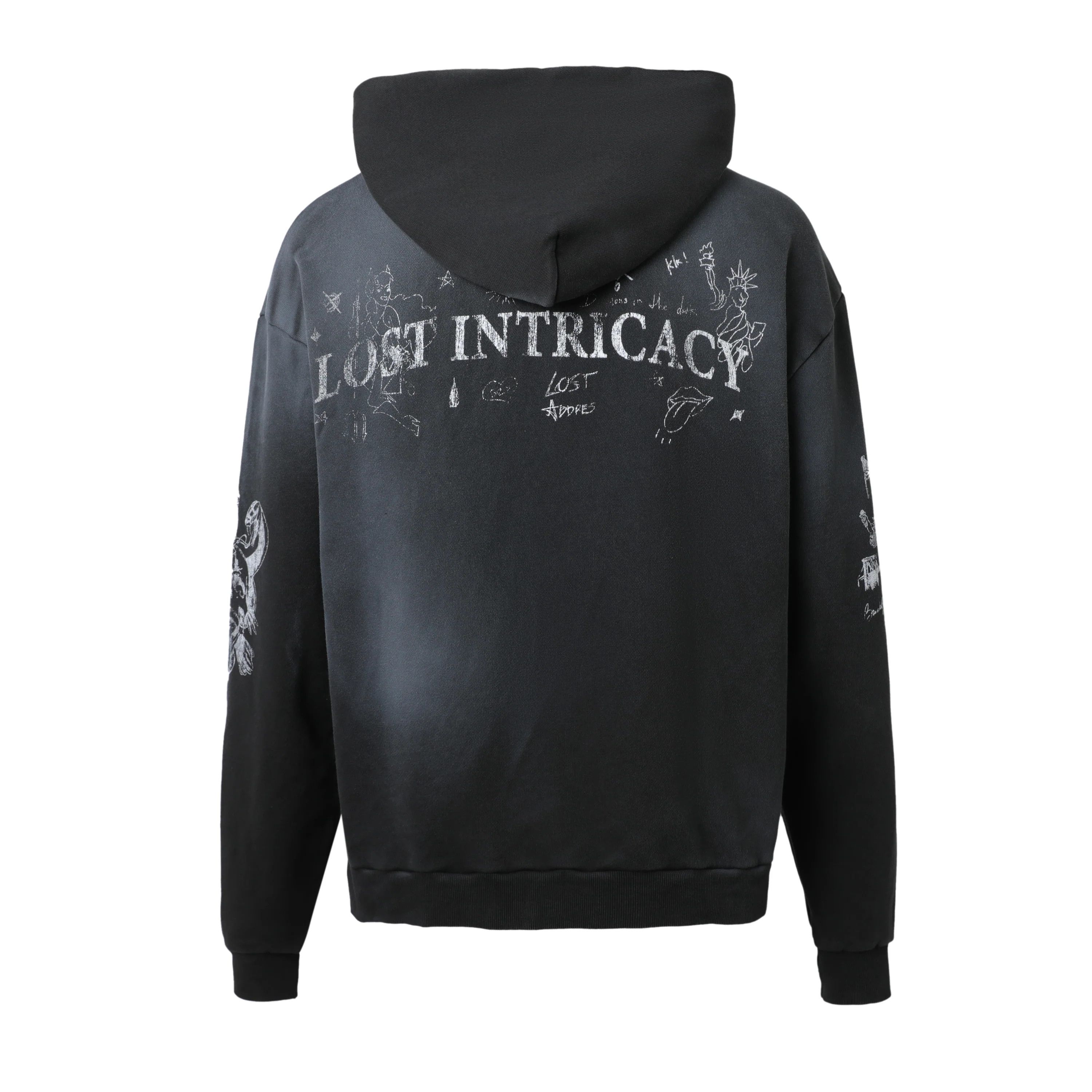 LOST INTRICACY Lost Intricacy 'Academy' Black Hoodie Size US L / EU 52-54 / 3 - 2 Thumbnail