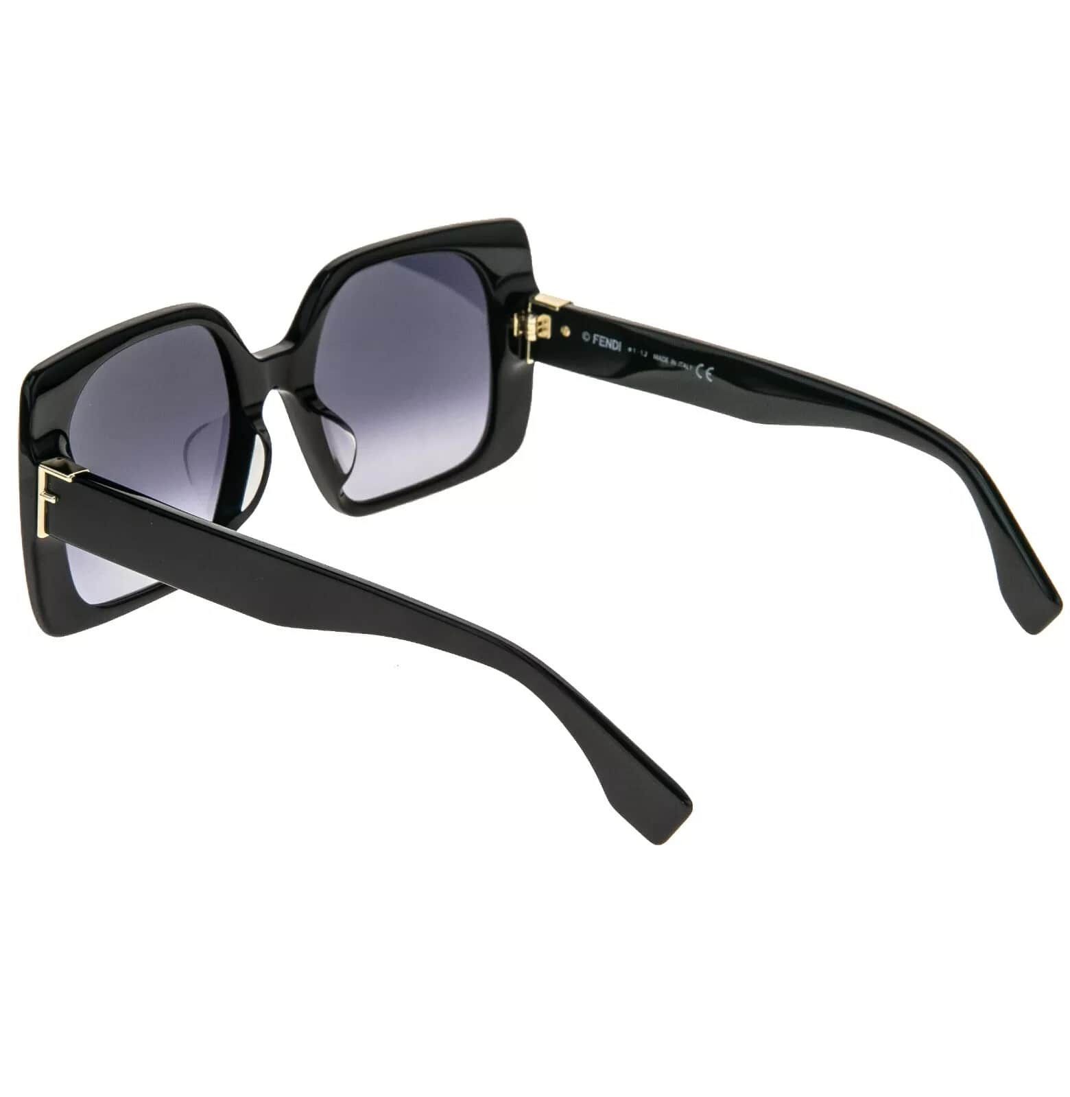 Fendi FENDI FIRST 40036 Black Logo Fashion Sunglasses FE40036U 01W Size ONE SIZE - 4 Thumbnail