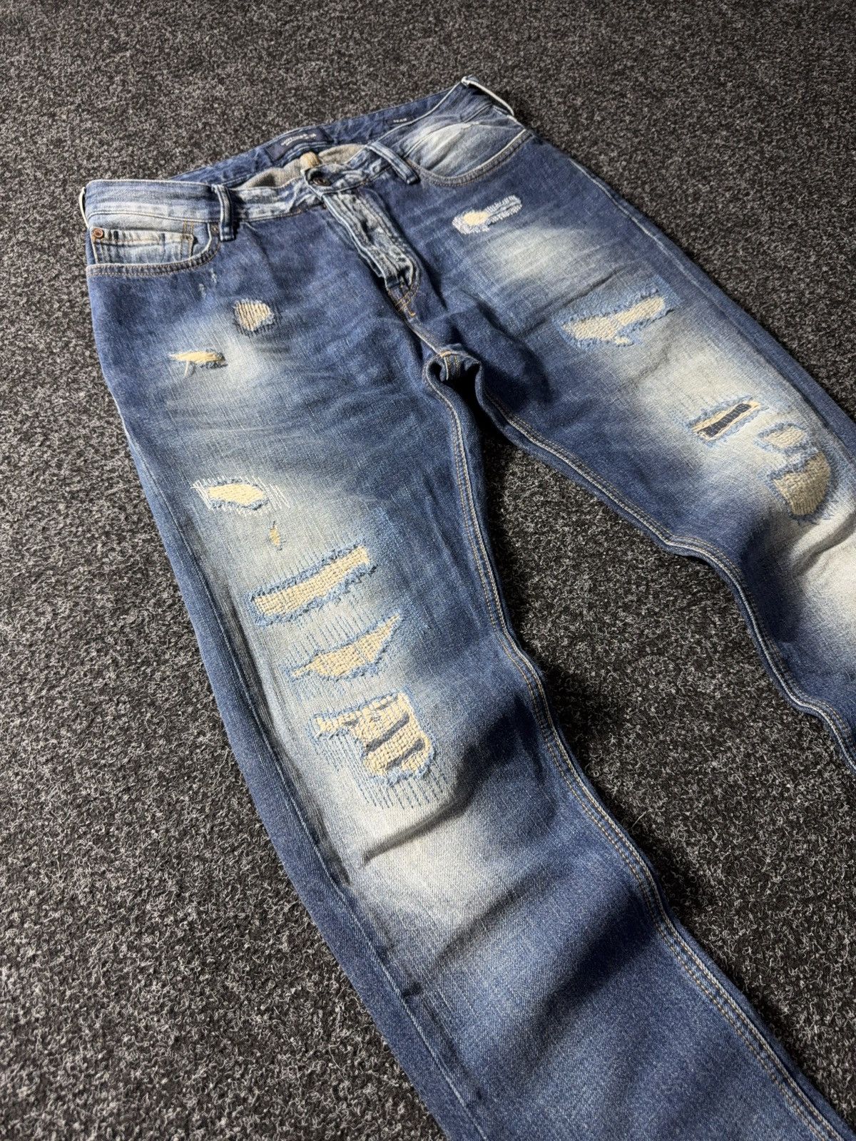 If Six Was Nine × Scotch & Soda × Vintage Distressed 2000s Scotch & Soda denim pants jeans y2k style Size US 31 - 5 Thumbnail