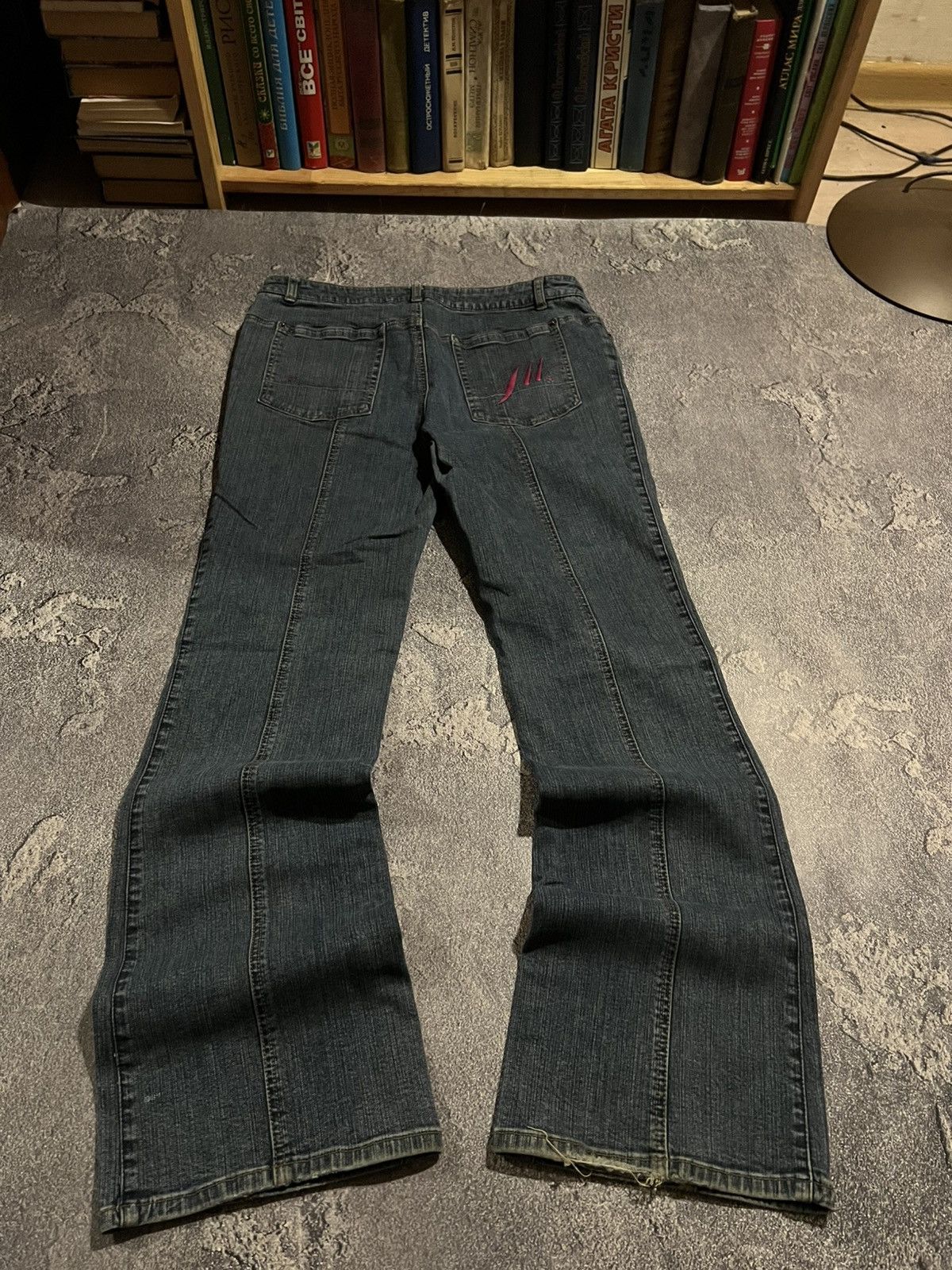Vintage If Six Was Nine Style Jeans Skinny Flared / Archive Drip 90s Size US 32 / EU 48 - 1 Thumbnail