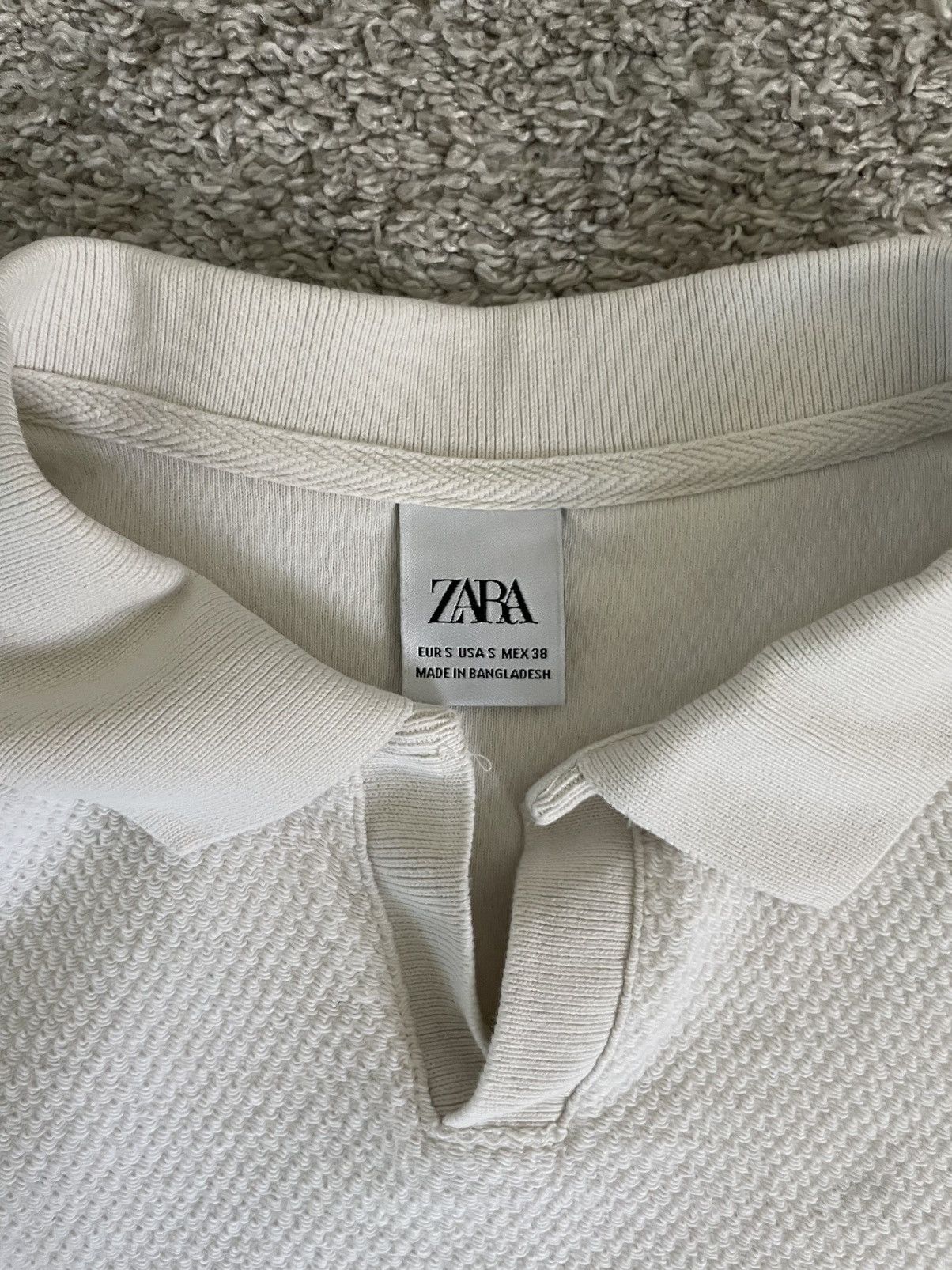 Zara Beige Knitted Polo S Size US S / EU 44-46 / 1 - 2 Thumbnail