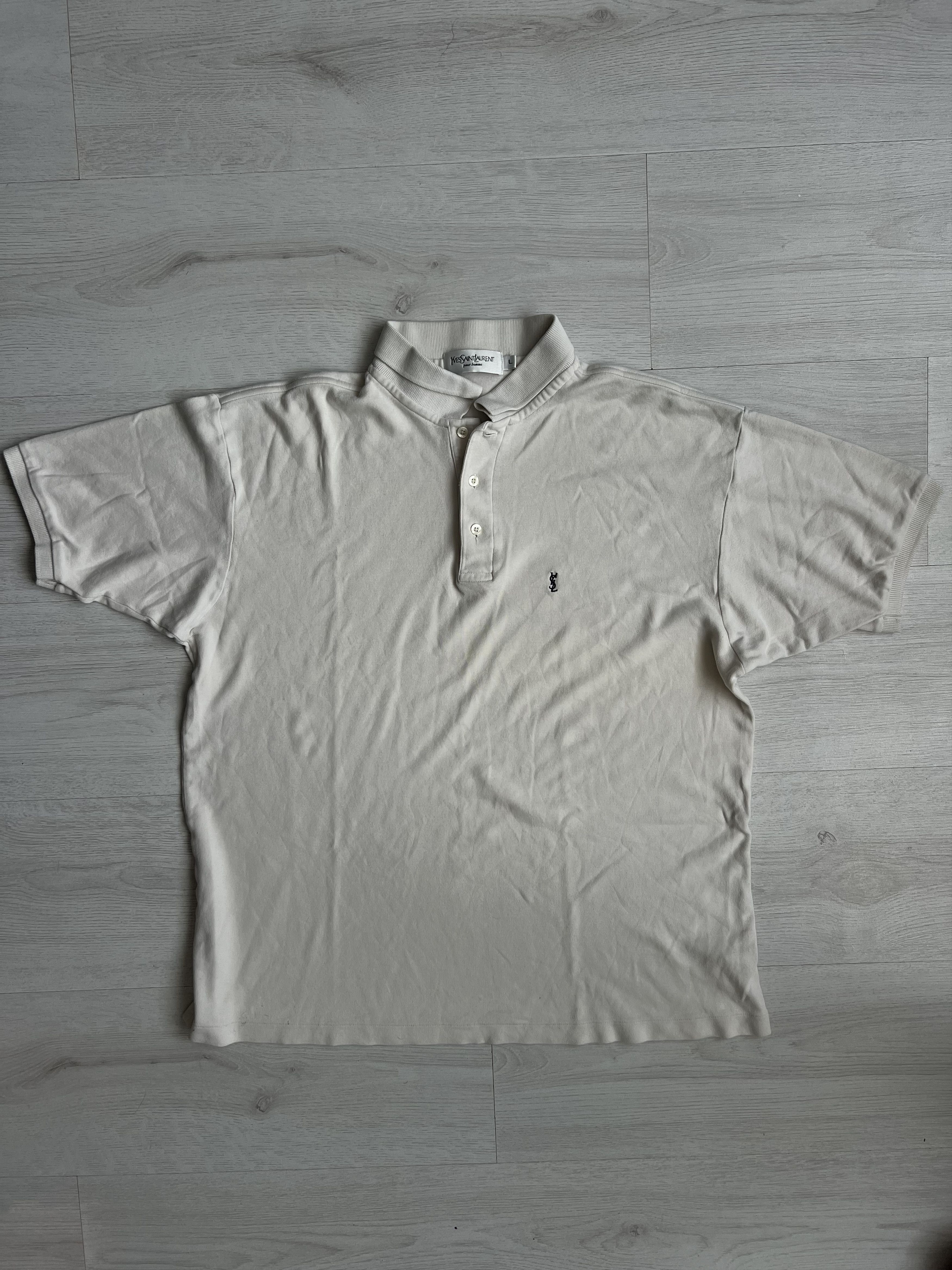 Yves Saint Laurent YSL Yves Saint Laurent polo shirt Luxury Old Money Size US L / EU 52-54 / 3 - 1 Thumbnail