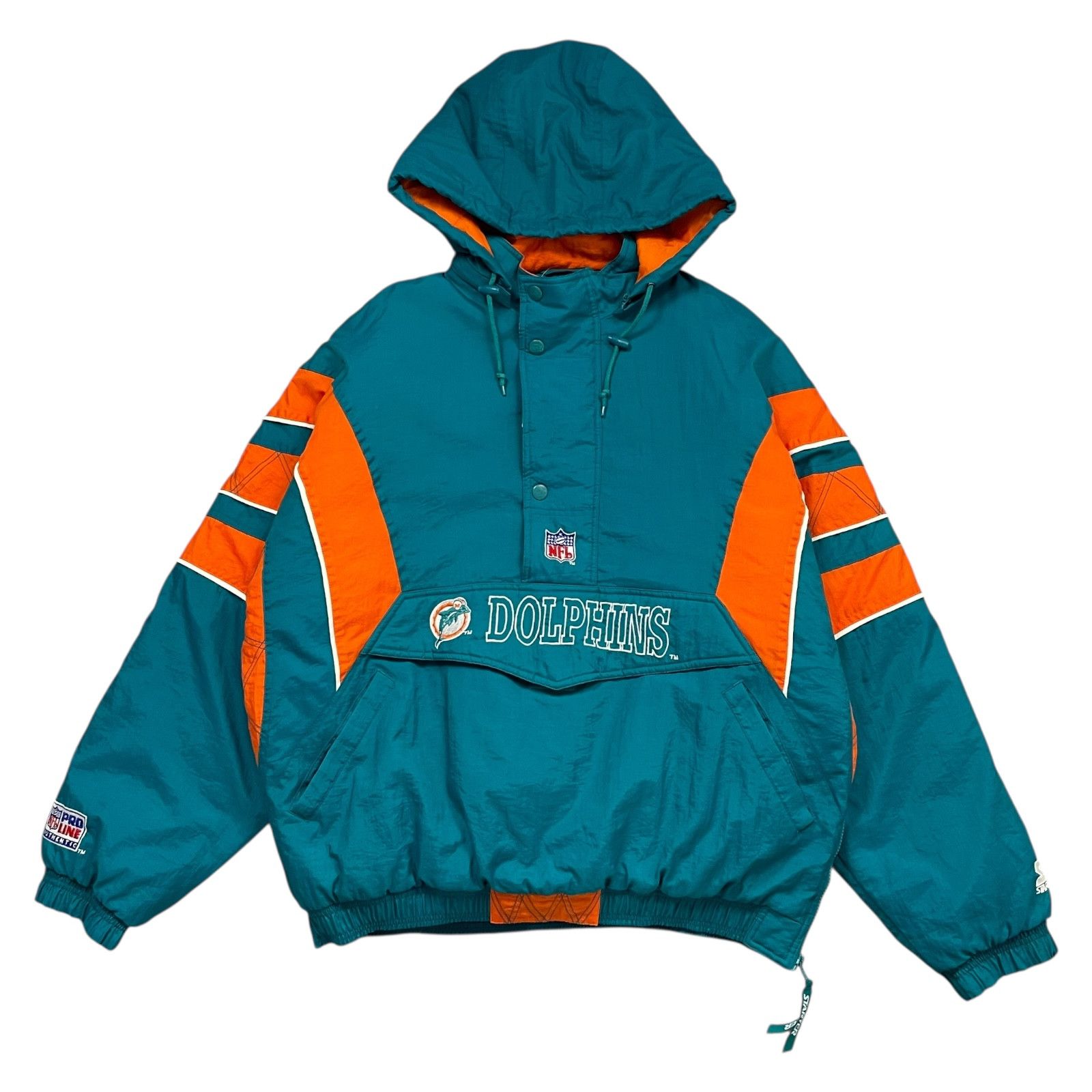 NFL VTG 90s MIAMI DOLPHINS STARTER PRO LINE PUFFER JACKET Size US XXL / EU 58 / 5 - 2 Thumbnail