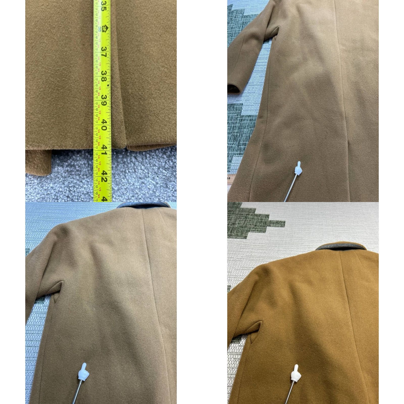 Madewell Madewell Overcoat Womens 12 Brown Wool Twill Jacket Coat Long Size XL / US 12-14 / IT 48-50 - 9 Thumbnail