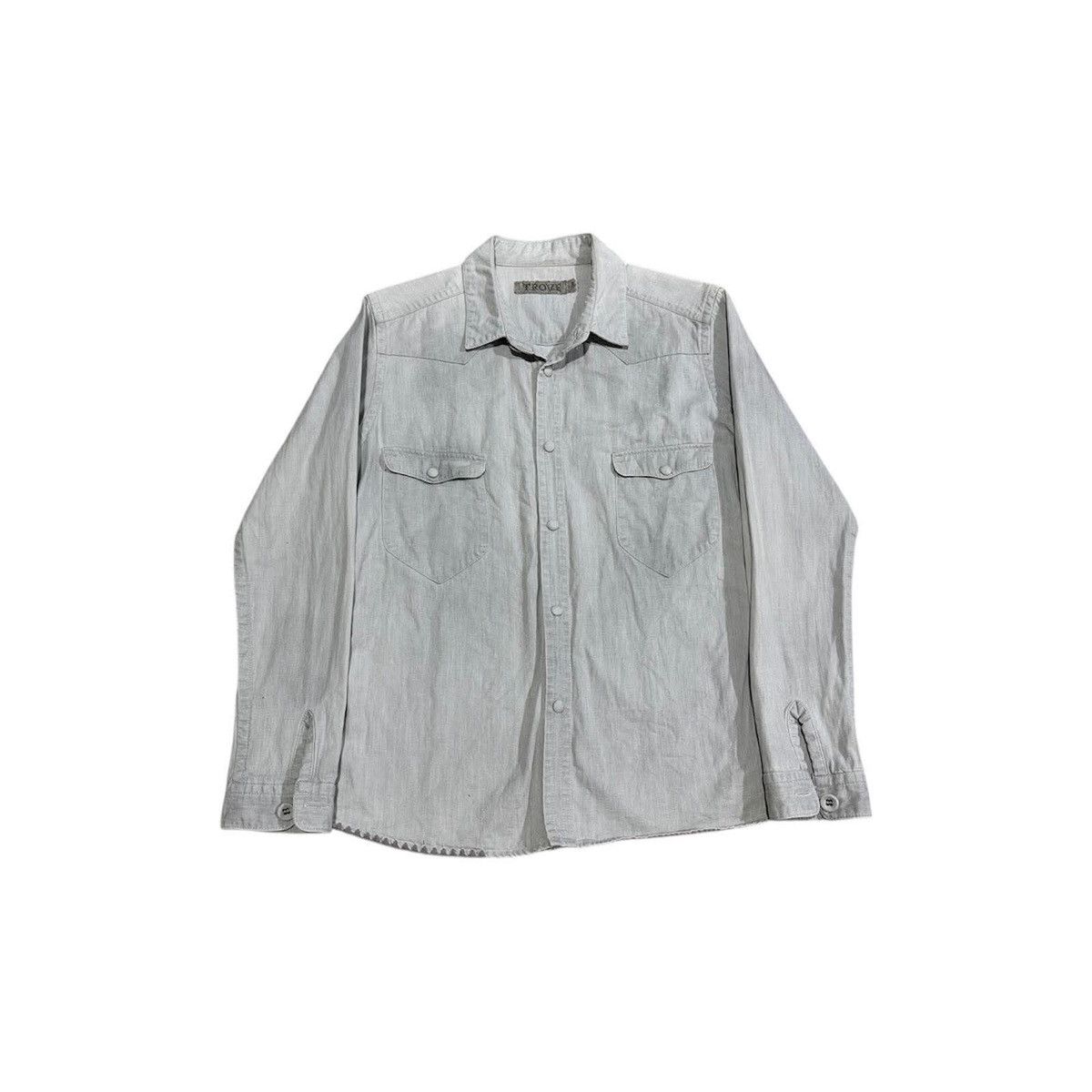 Designer × Japanese Brand × TROVE 🔥Y2K Archived Vintage Trove Double Pocket Western Shirt Size US L / EU 52-54 / 3 - 1 Thumbnail