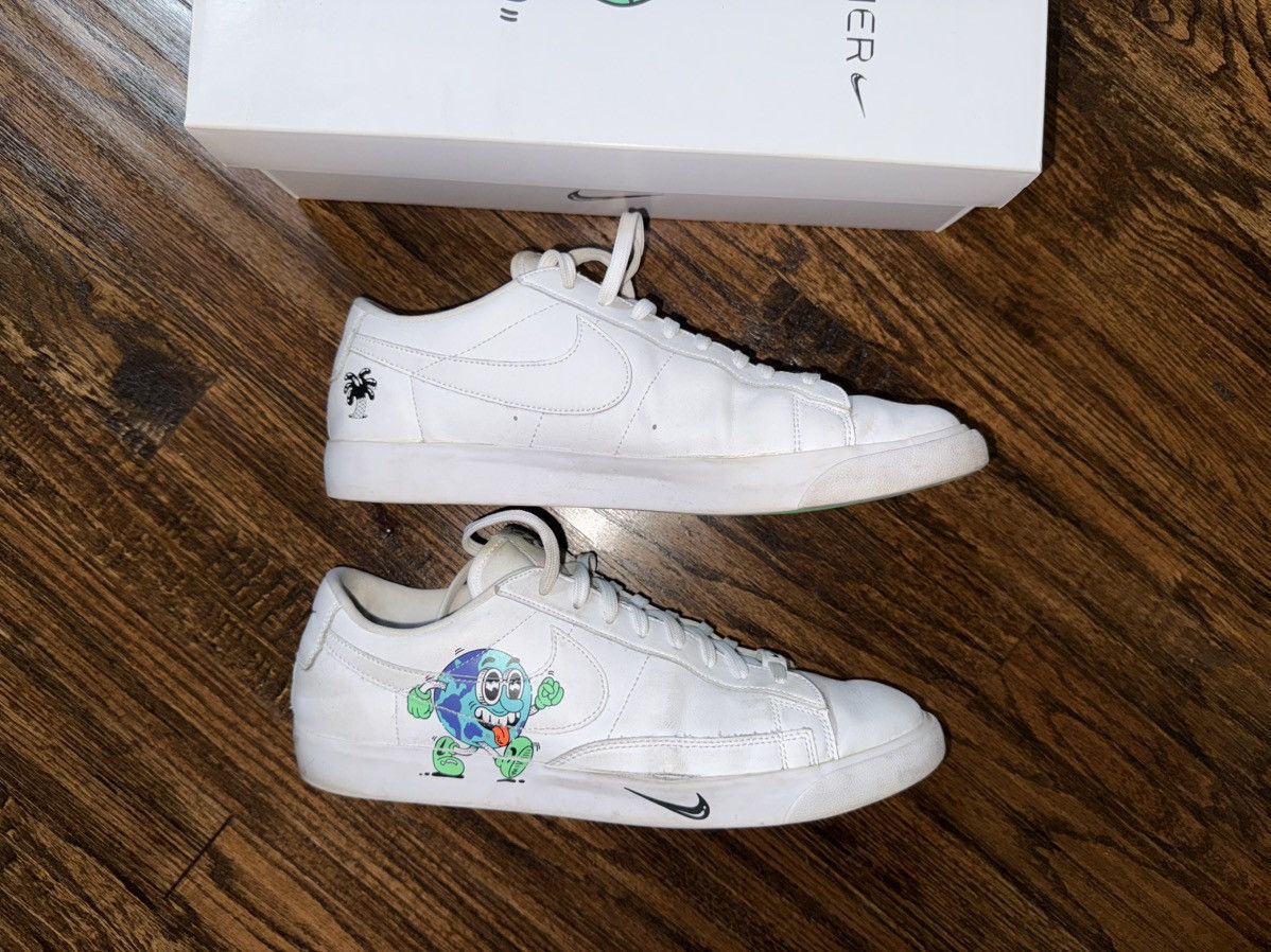 Nike Nike Blazer Flyleather QS Steve Harrington Earth Day 2019 Size US 11 / EU 44 - 3 Thumbnail