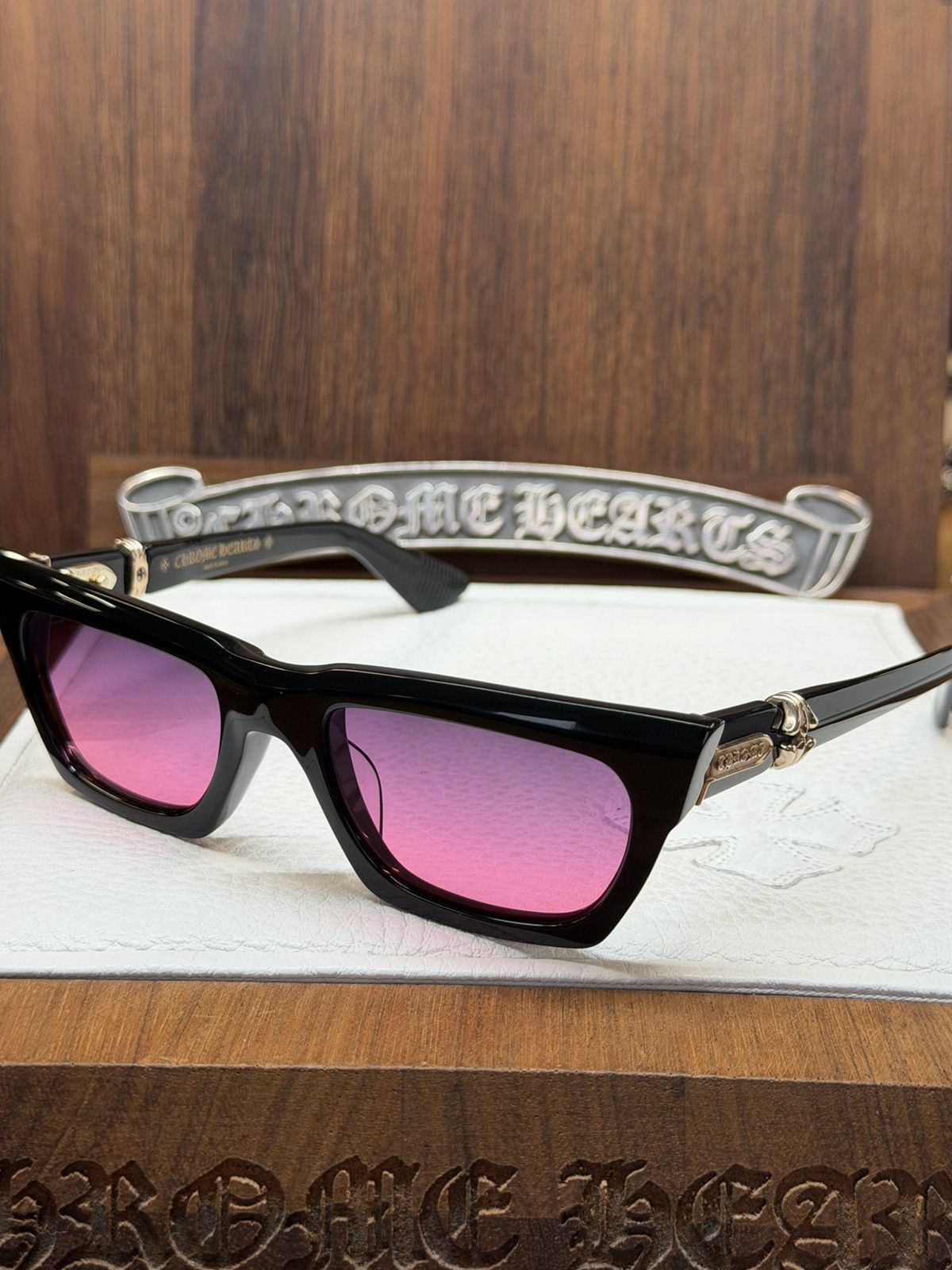Chrome Hearts Chrome Hearts Cliterally Sunglasses Size ONE SIZE - 8 Thumbnail