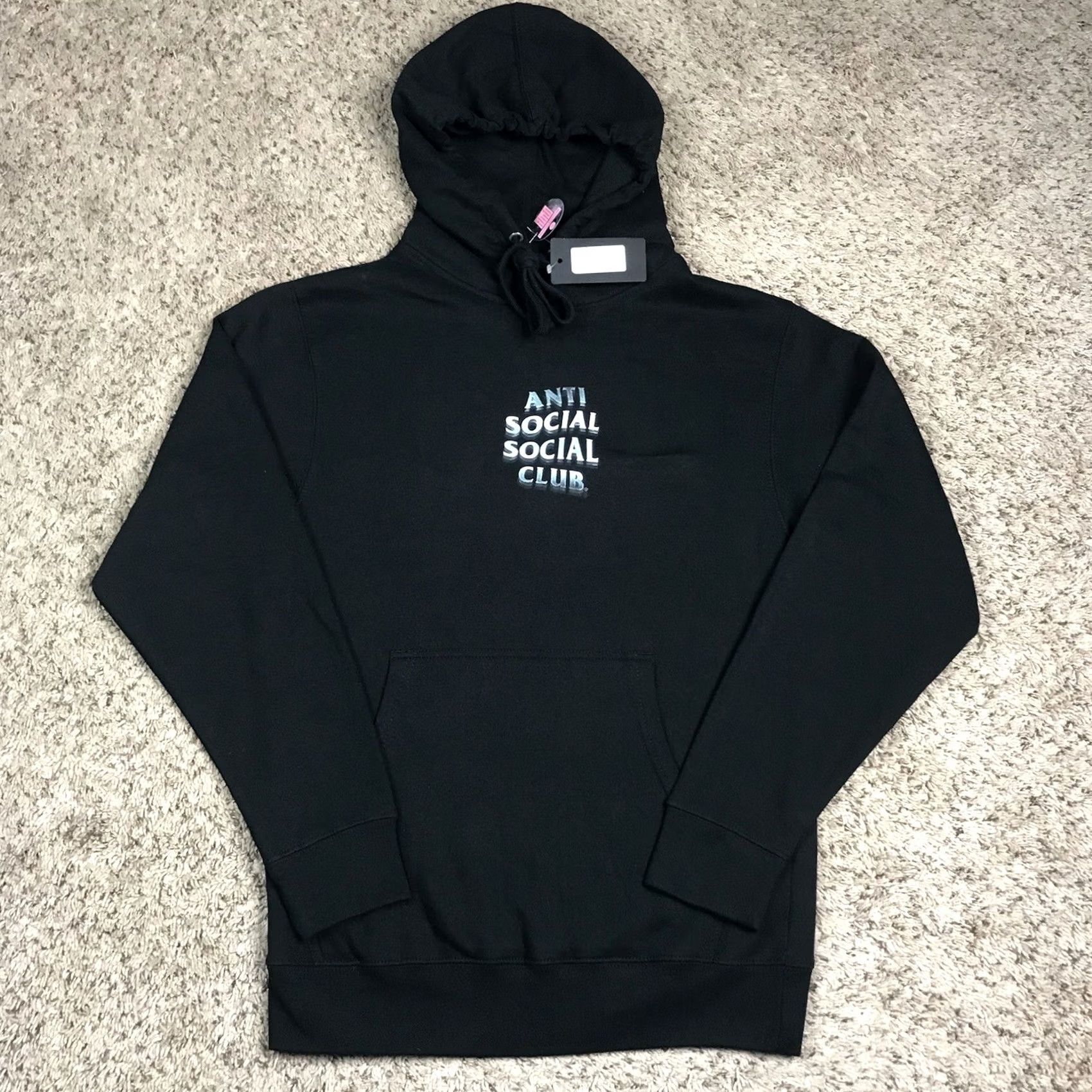 Anti Social Social Club VINTAGE Anti Social Social Club ASSC Metal Steel Logo 747K Black Hoodie Adult Small Size US S / EU 44-46 / 1 - 3 Thumbnail
