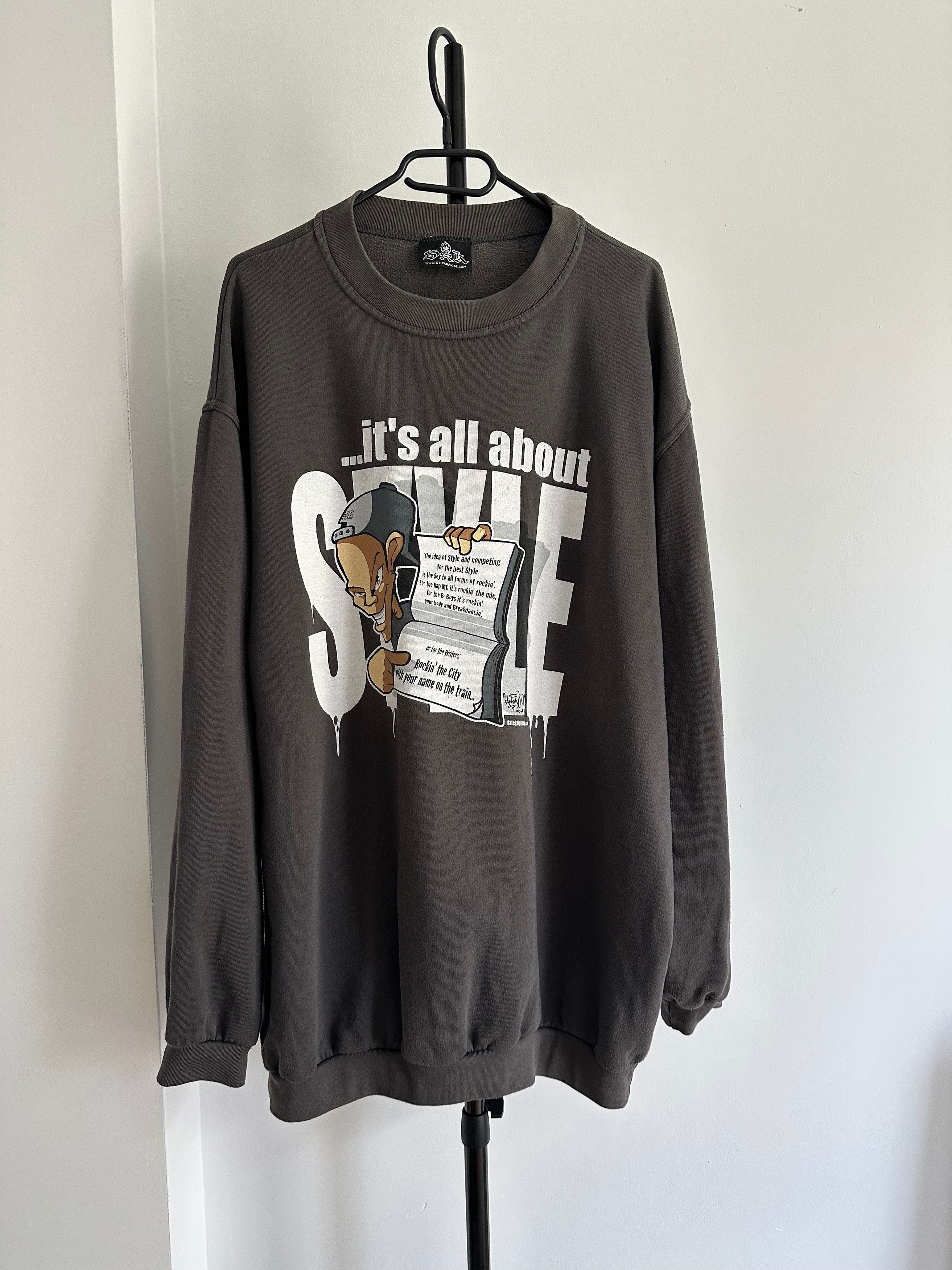 Vintage 90's Stick Up Kidz sweatshirt pullover VINTAGE Size US XXL / EU 58 / 5 - 1 Thumbnail