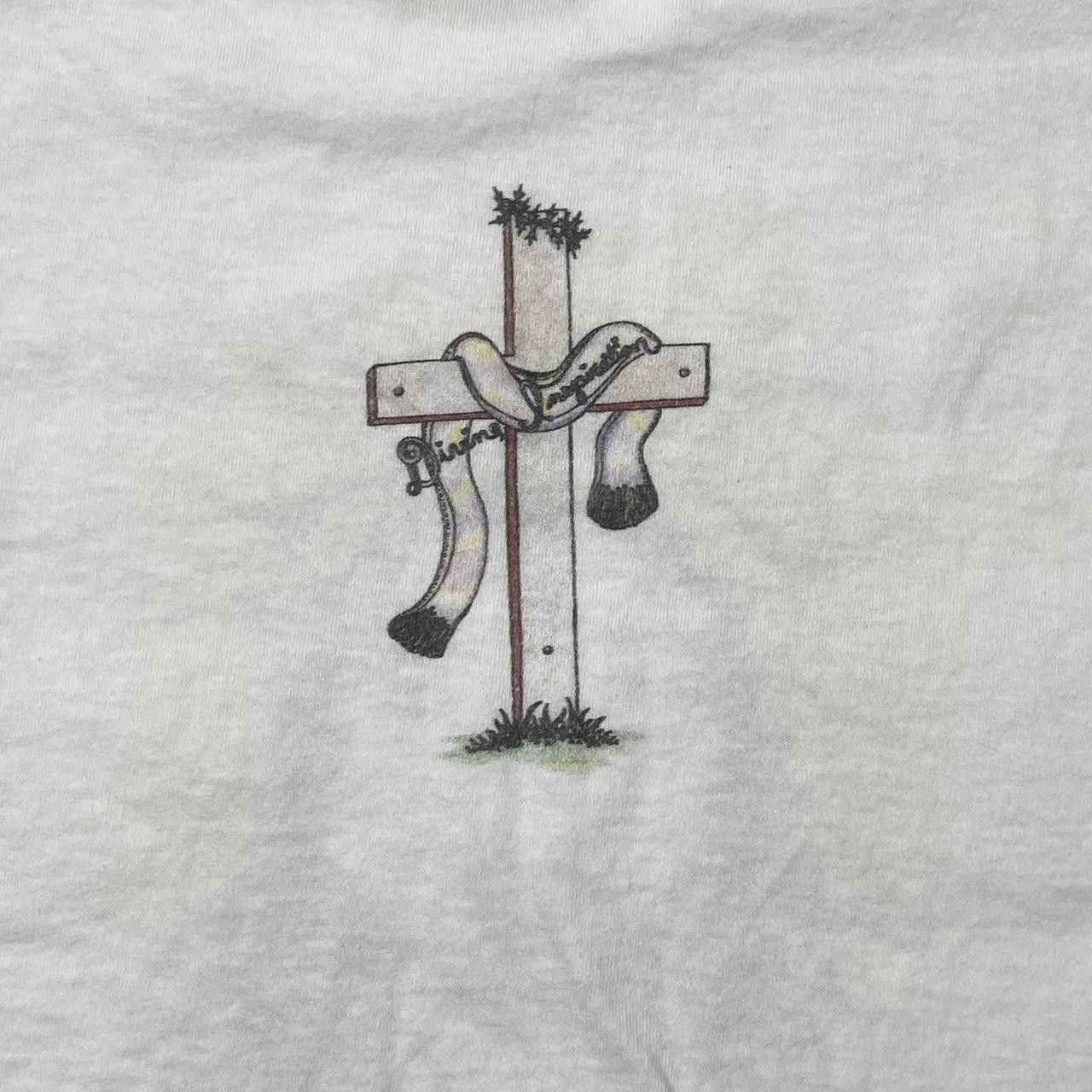 Gildan "The Light of My Life" White Y2K Jesus Art Tee Size Large Size US L / EU 52-54 / 3 - 3 Thumbnail