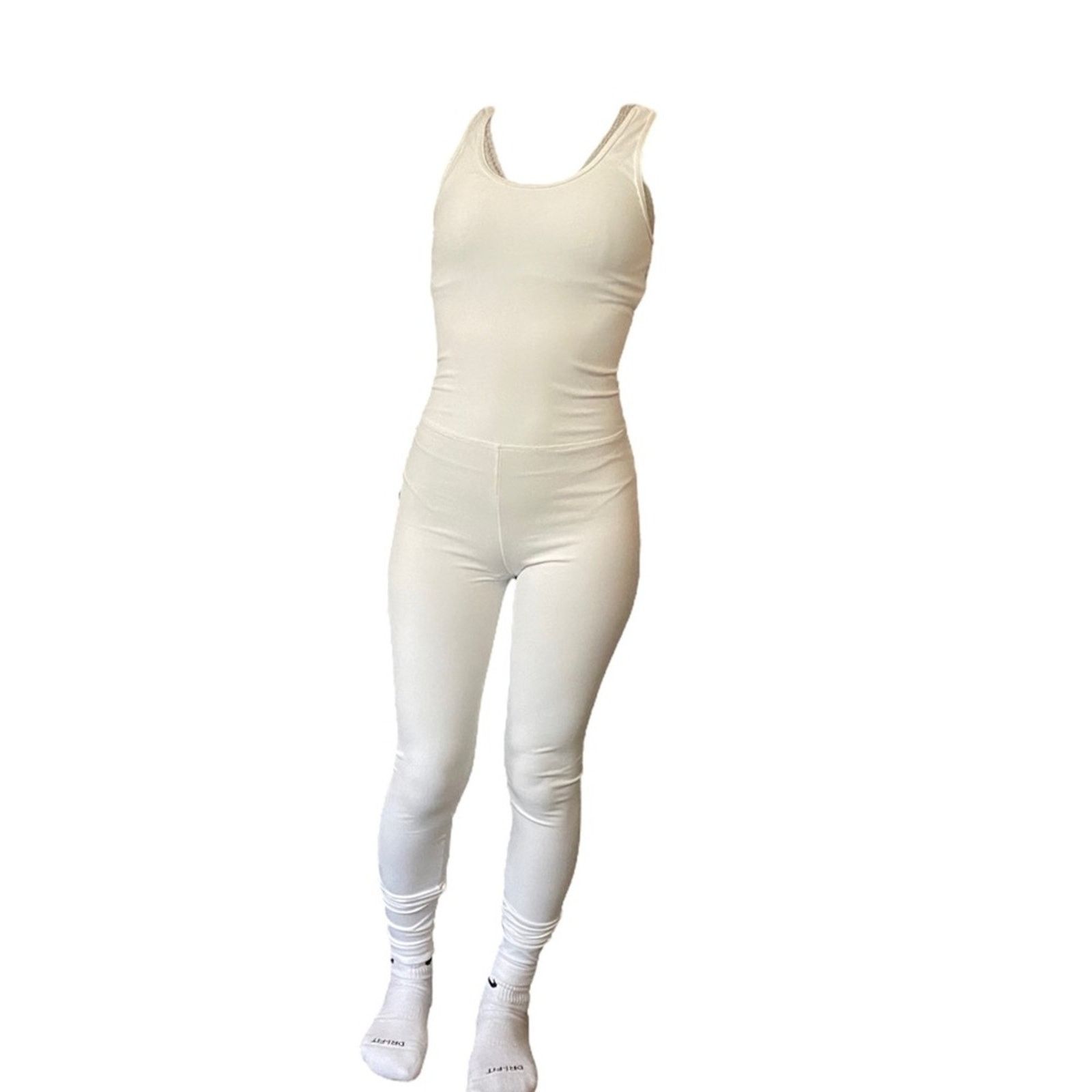 Other Revolve KORAL Jet Blackout Jumpsuit White S Open Back Size 27" / US 4 / IT 40 - 4 Thumbnail