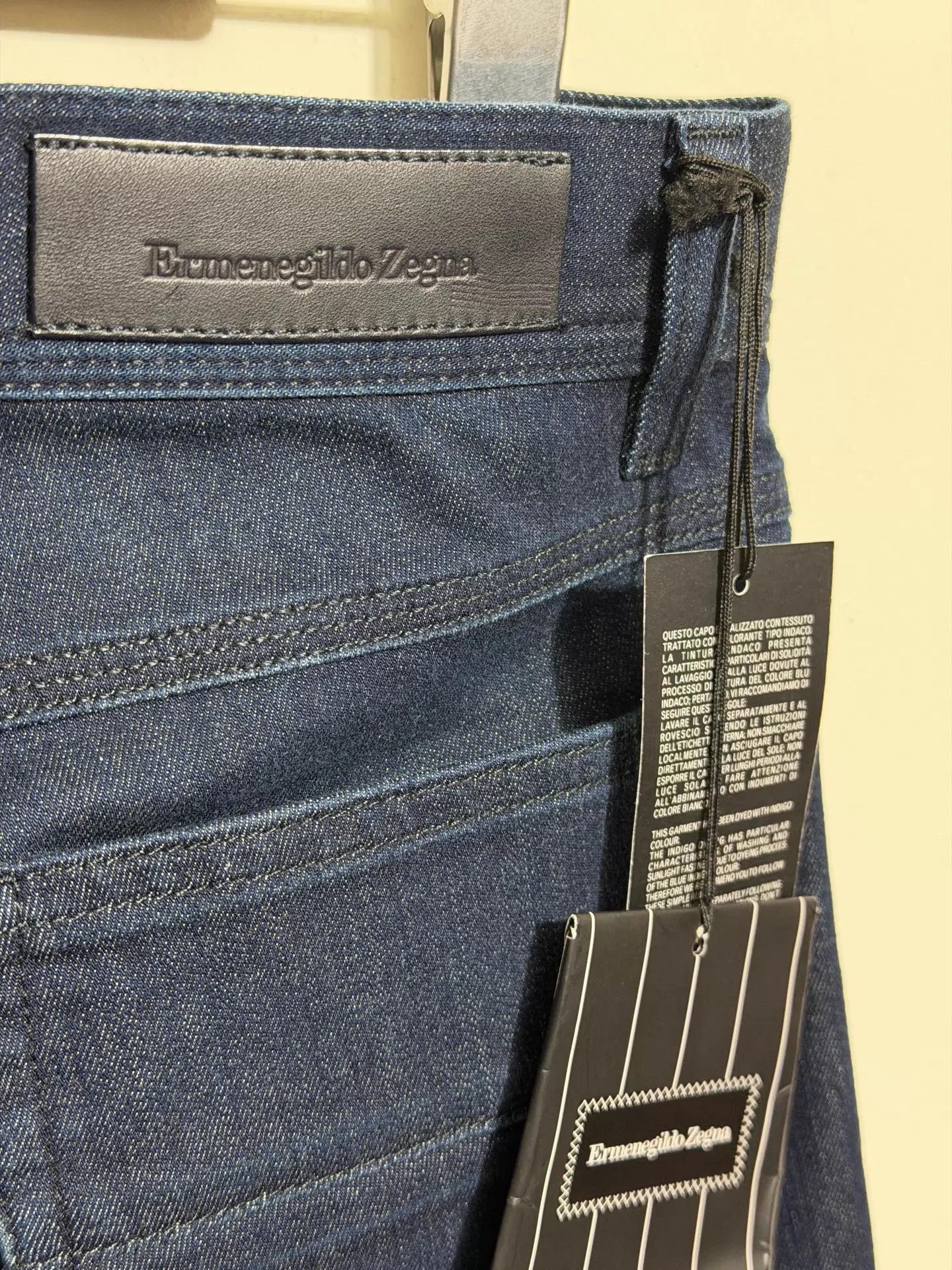 Ermenegildo Zegna Ermenegildo Zegna Straight Indigo Jeans 31/32/33 Size US 33 - 6 Thumbnail