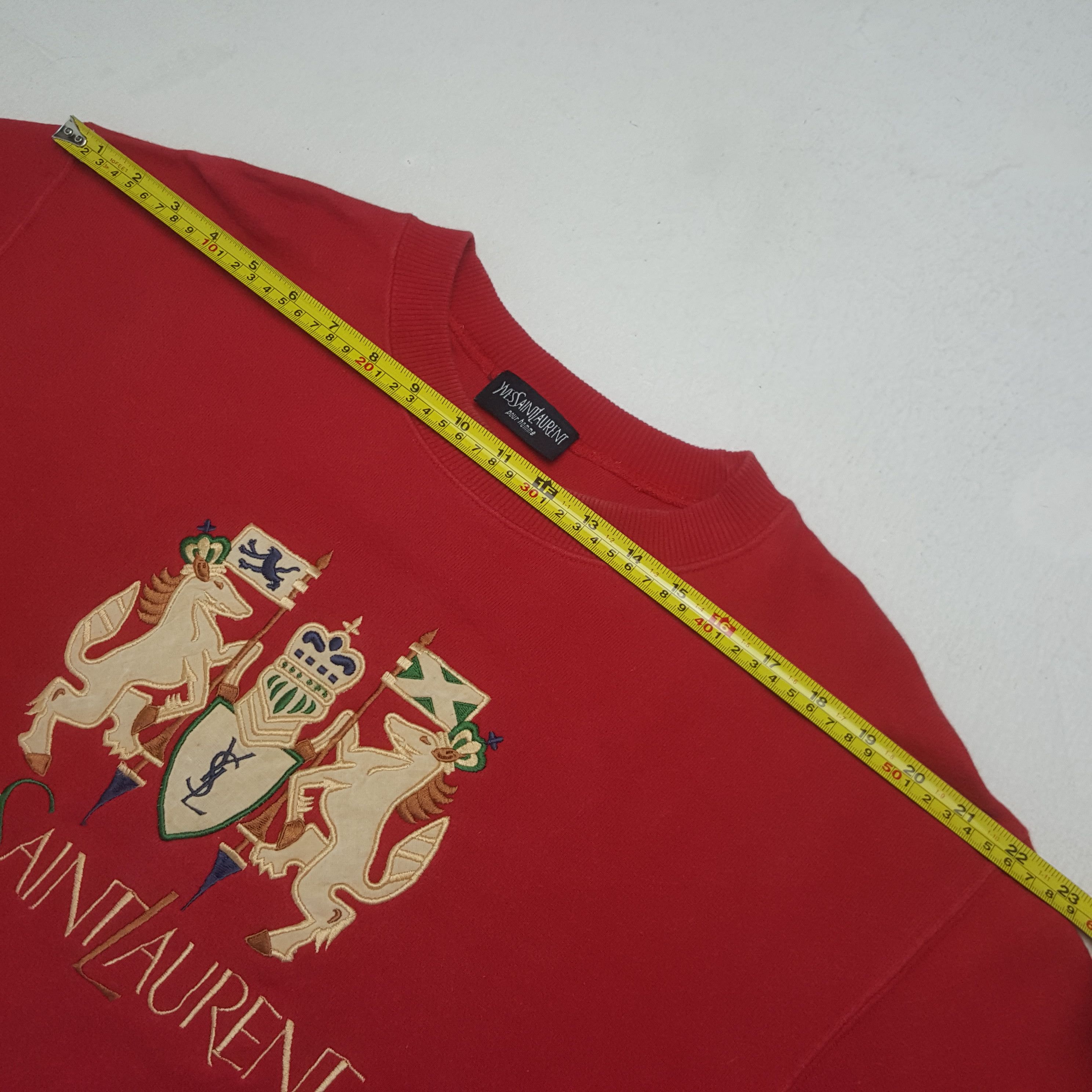 Yves Saint Laurent Vintage Yves Saint Laurent Designer Brand Sweatshirt RR23 Size US M / EU 48-50 / 2 - 5 Thumbnail