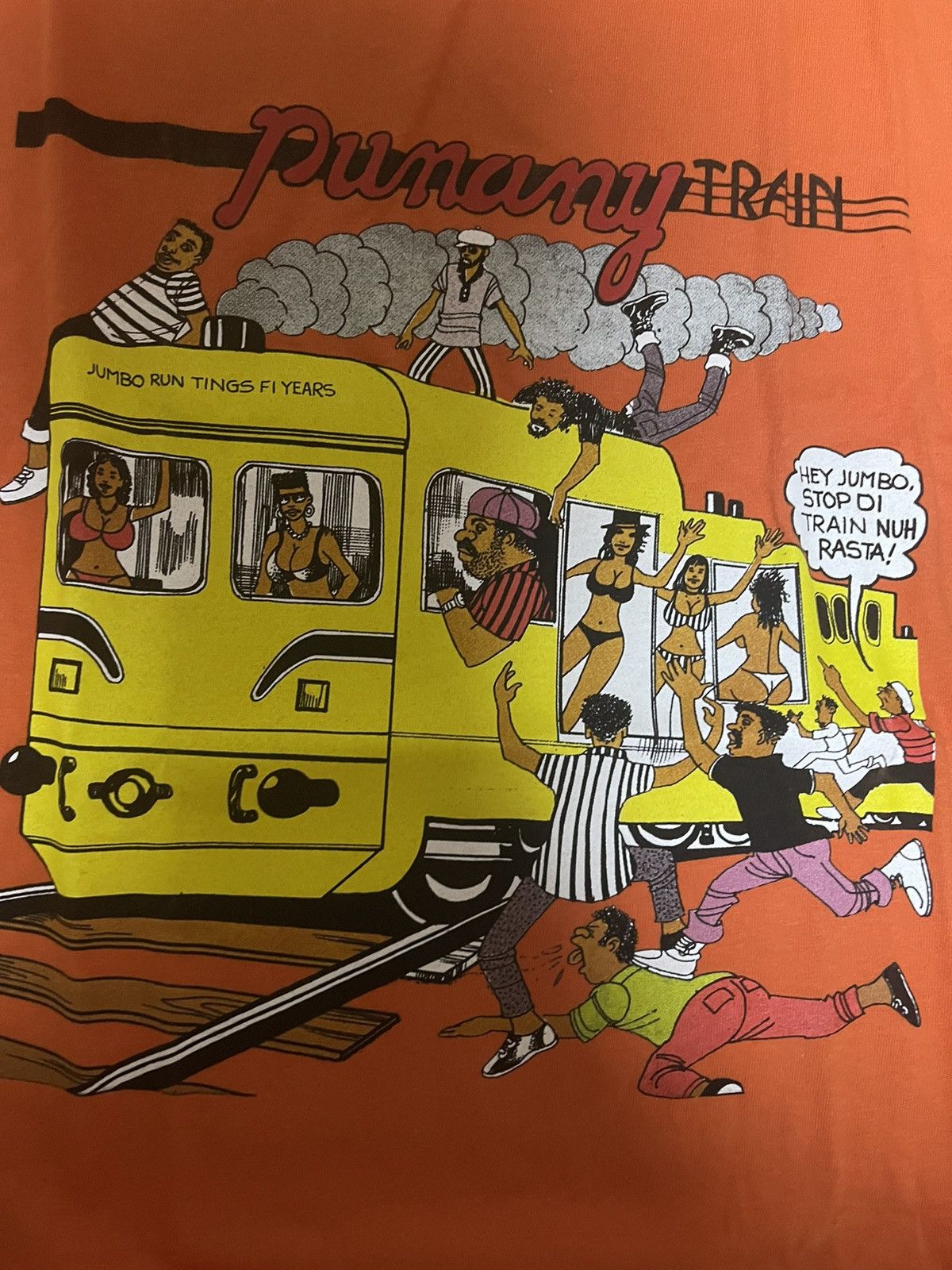 Supreme Supreme Limonious punany train tee orange Size US L / EU 52-54 / 3 - 2 Thumbnail