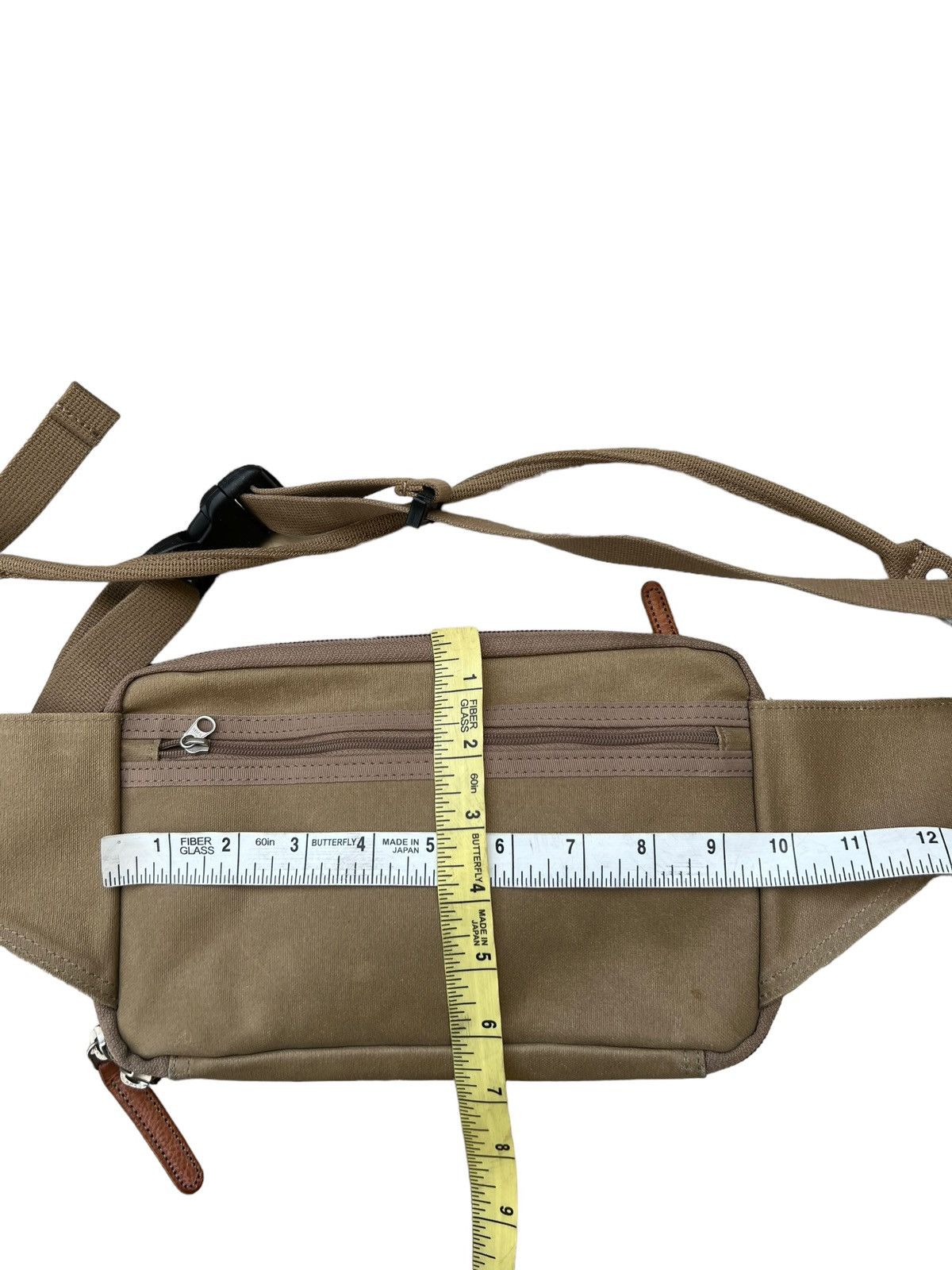 Leather Vintage Porter by Yoshida Hybrid Leather Cotton Canvas Bag Size ONE SIZE - 6 Thumbnail