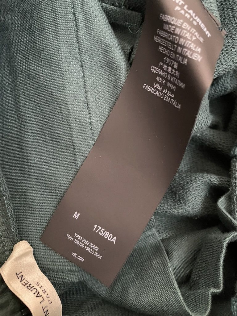 Saint Laurent Paris Saint Laurent Classic Logo Sweatpants Size US 32 / EU 48 - 15 Thumbnail