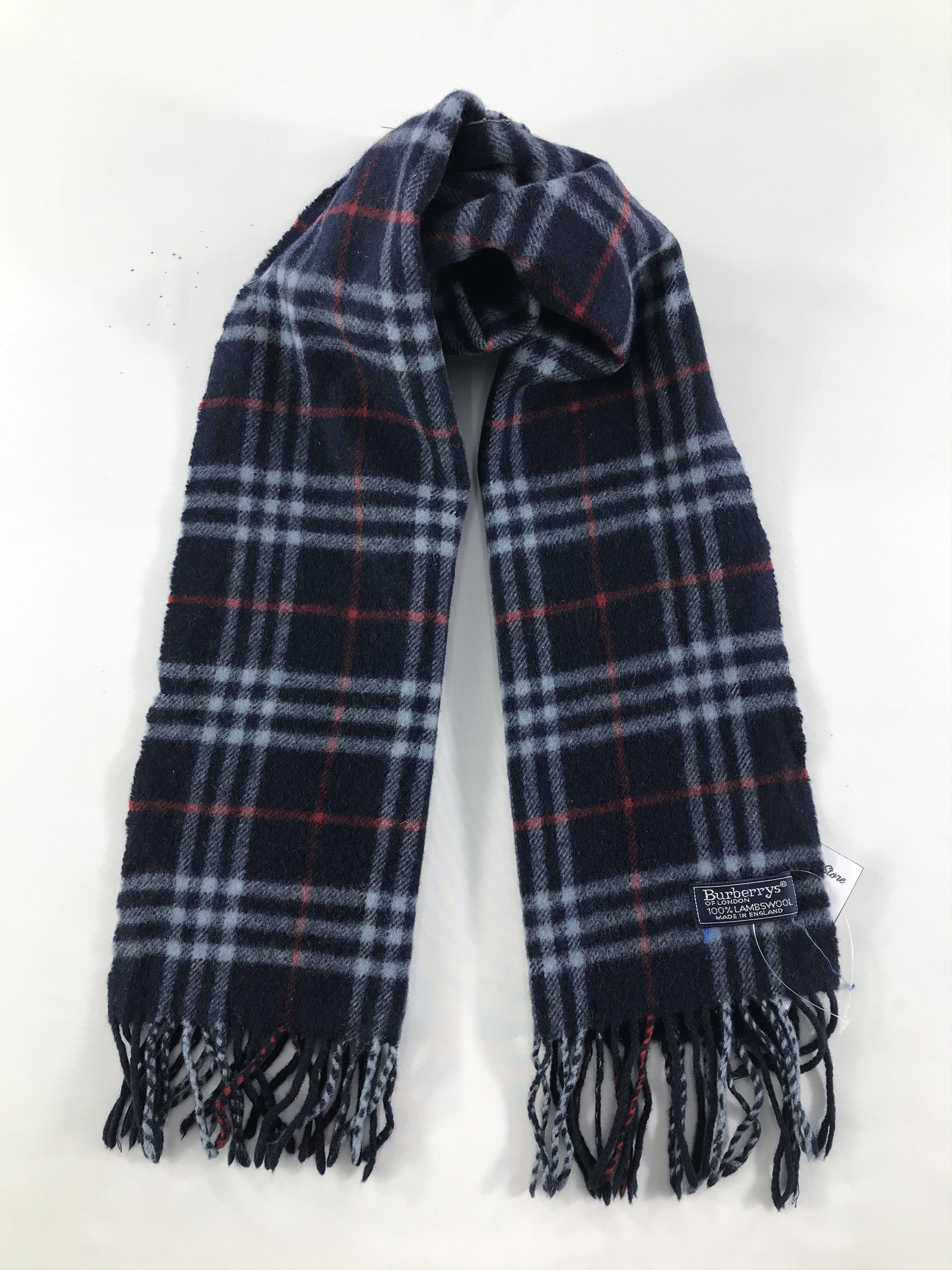 Burberry × Vintage Burberry Scarf / Muffler / Neckwear - WW2327 Size ONE SIZE - 1 Thumbnail