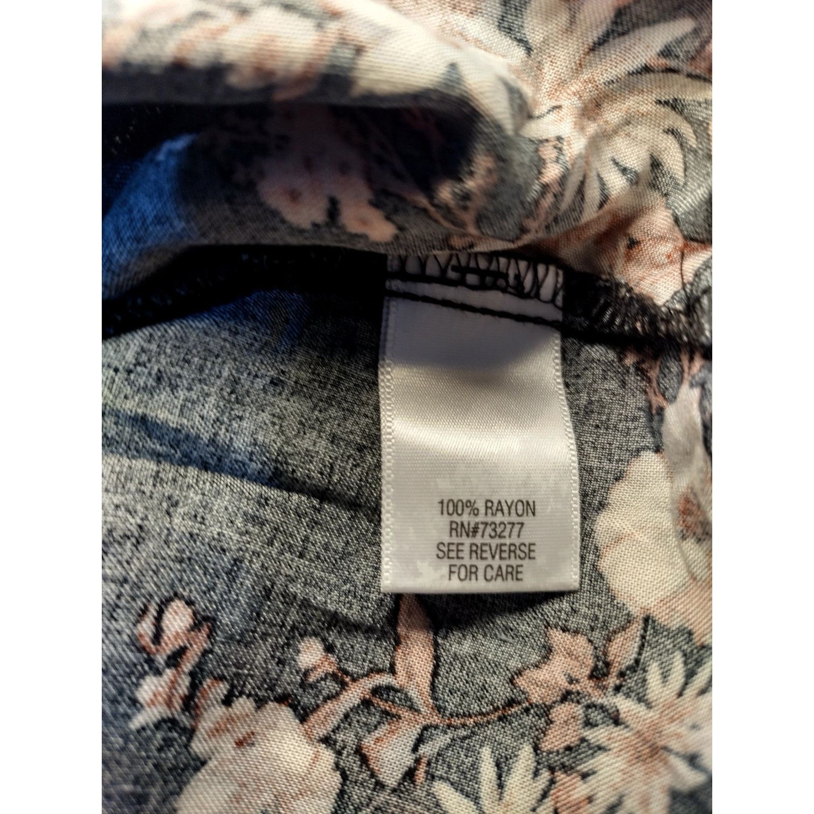 Croft & Barrow Croft & Barrow Womens Long Sleeve Blouse Floral SZ XXL Size XXL / US 16-18 / IT 52-54 - 12 Thumbnail