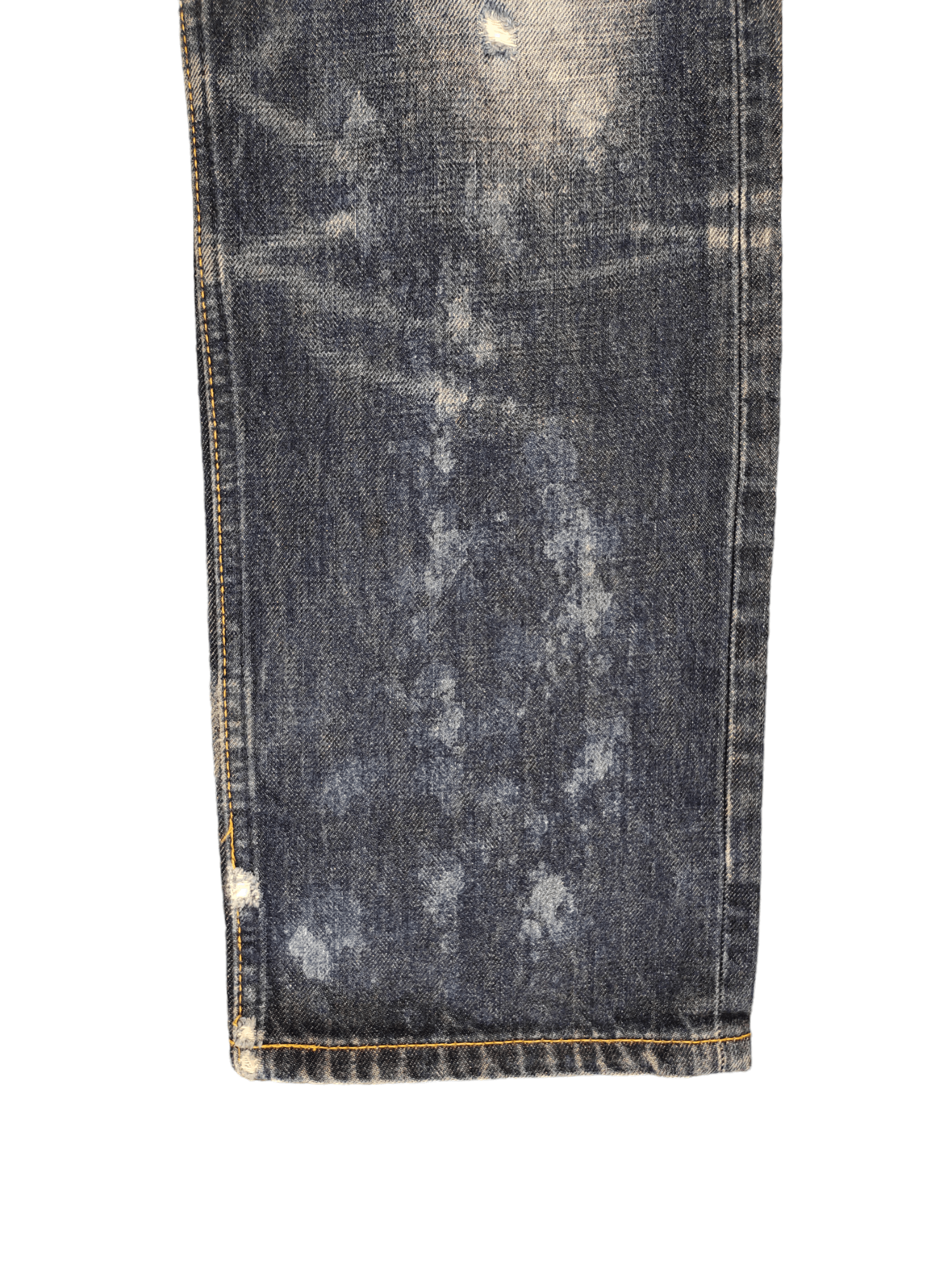 Kapital Japanese Brand Rna Inc. Acid Wash Distressed Denim Jeans Size US 32 / EU 48 - 8 Thumbnail